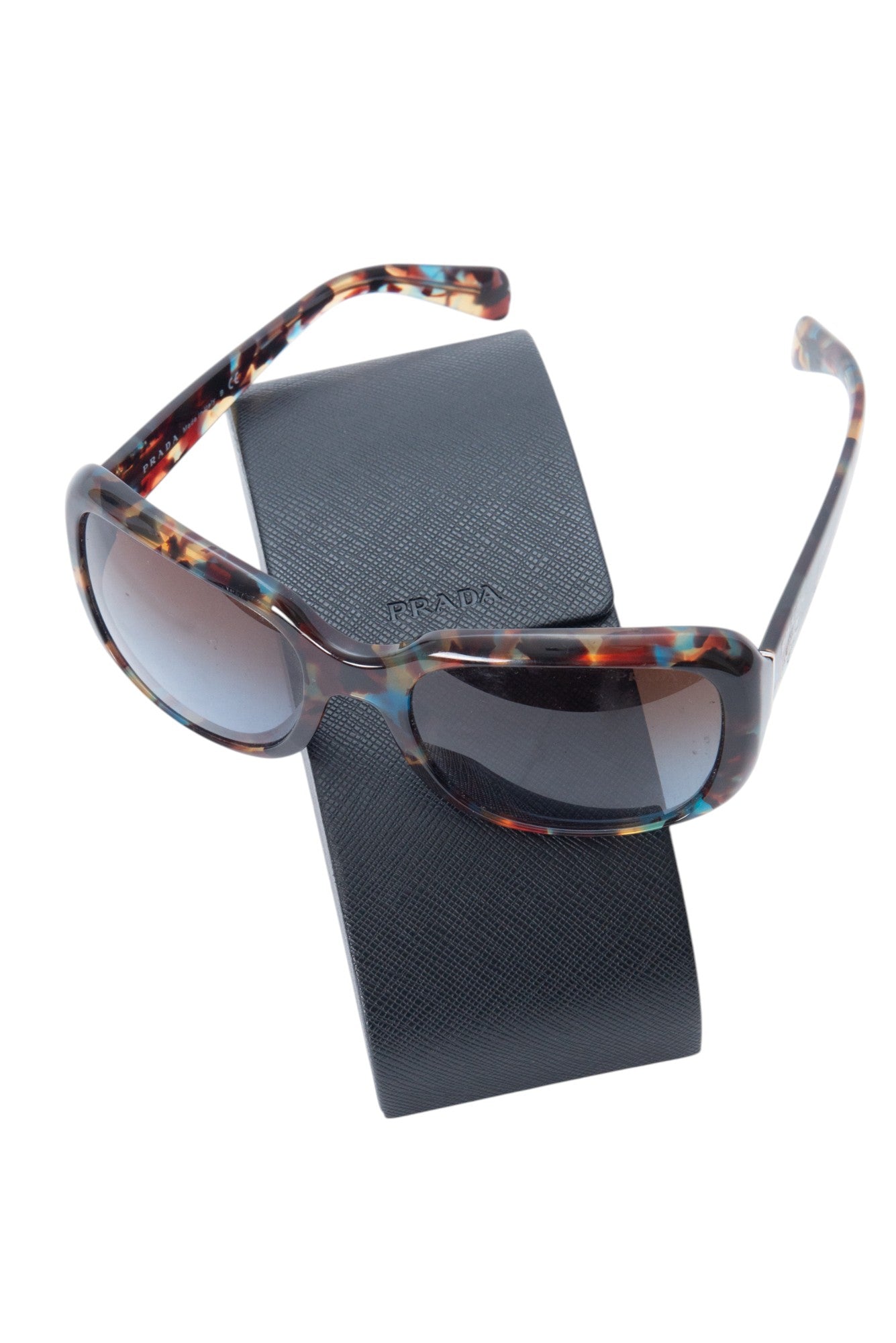 PRADA Blue Tortoiseshell SPR 17P Sunglasses