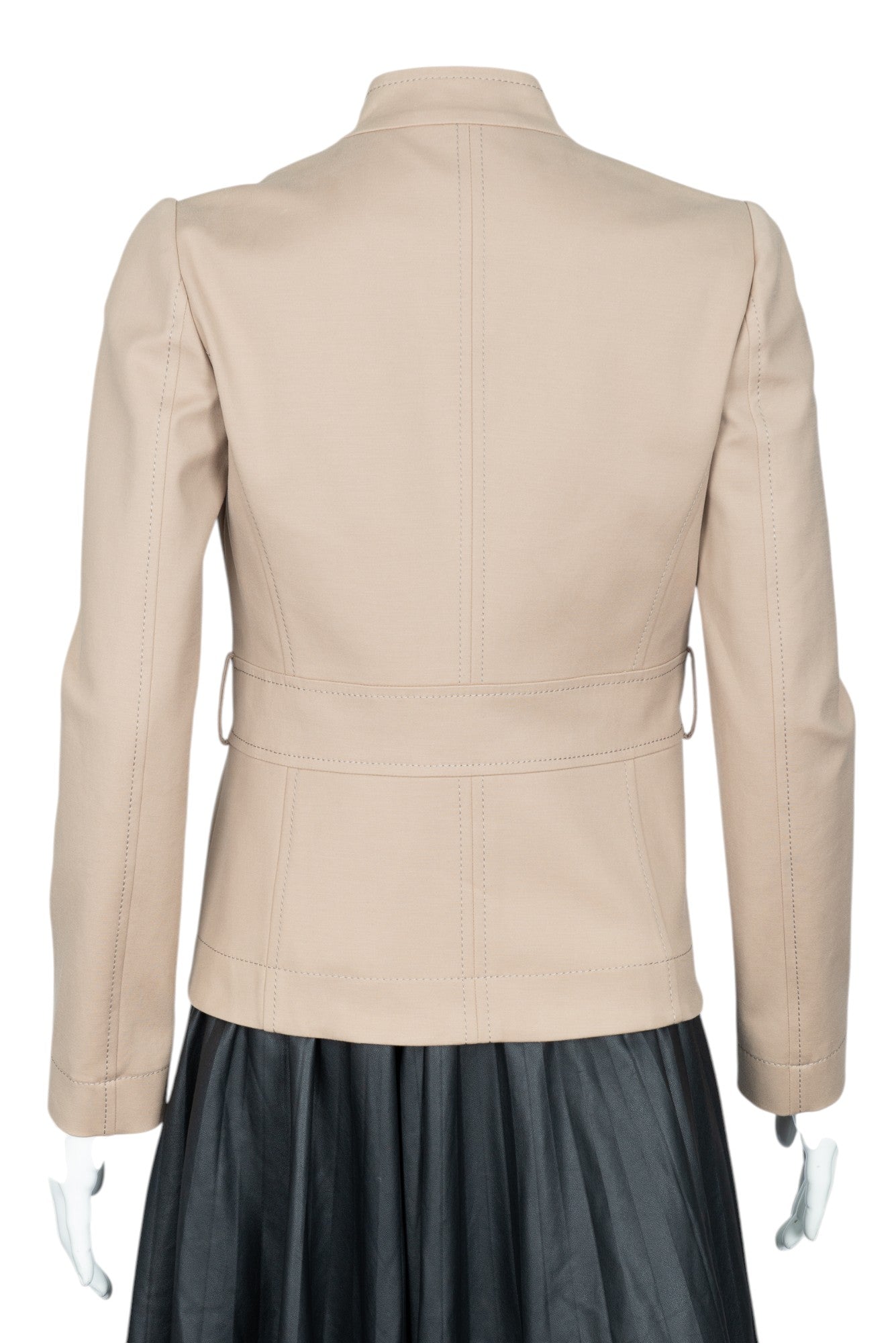 GUCCI Tan Cotton Blazer Jacket Size XS