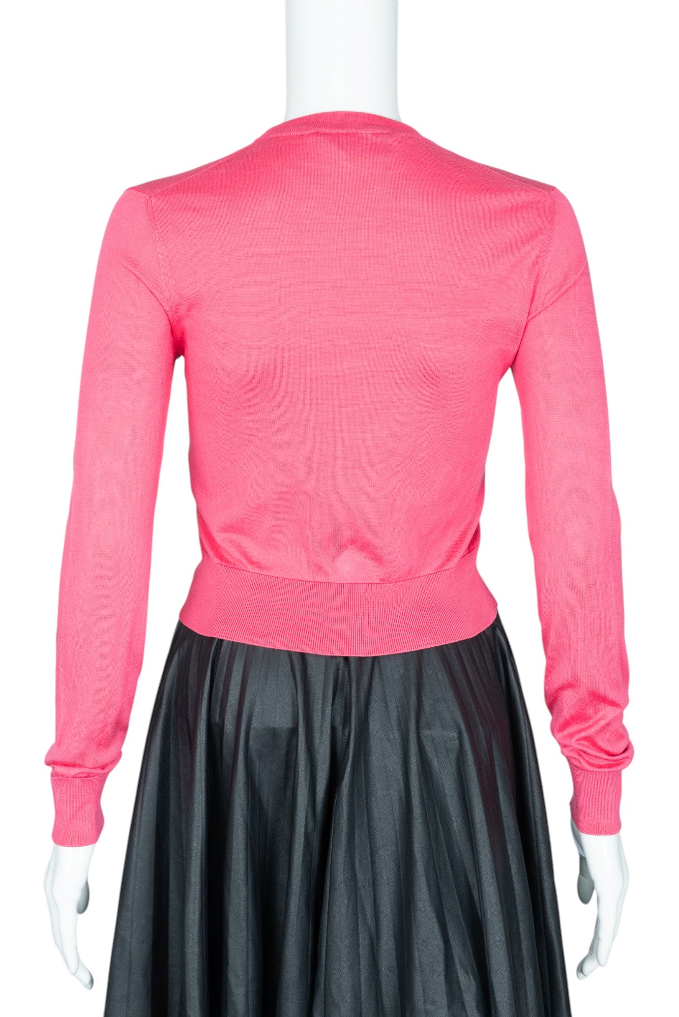 DOLCE & GABBANA Pink Silk Sweater Size XS