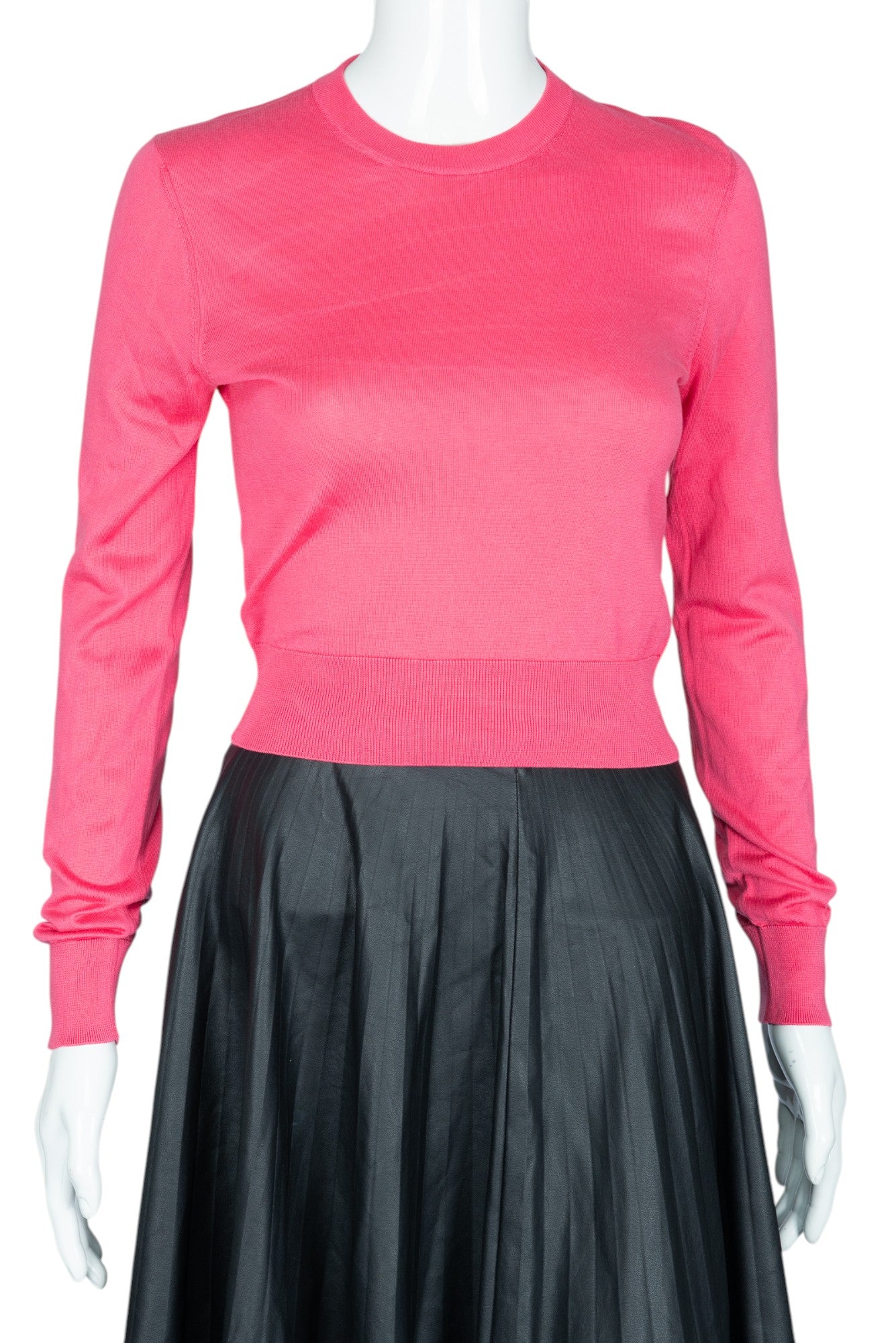 DOLCE & GABBANA Pink Silk Sweater Size XS