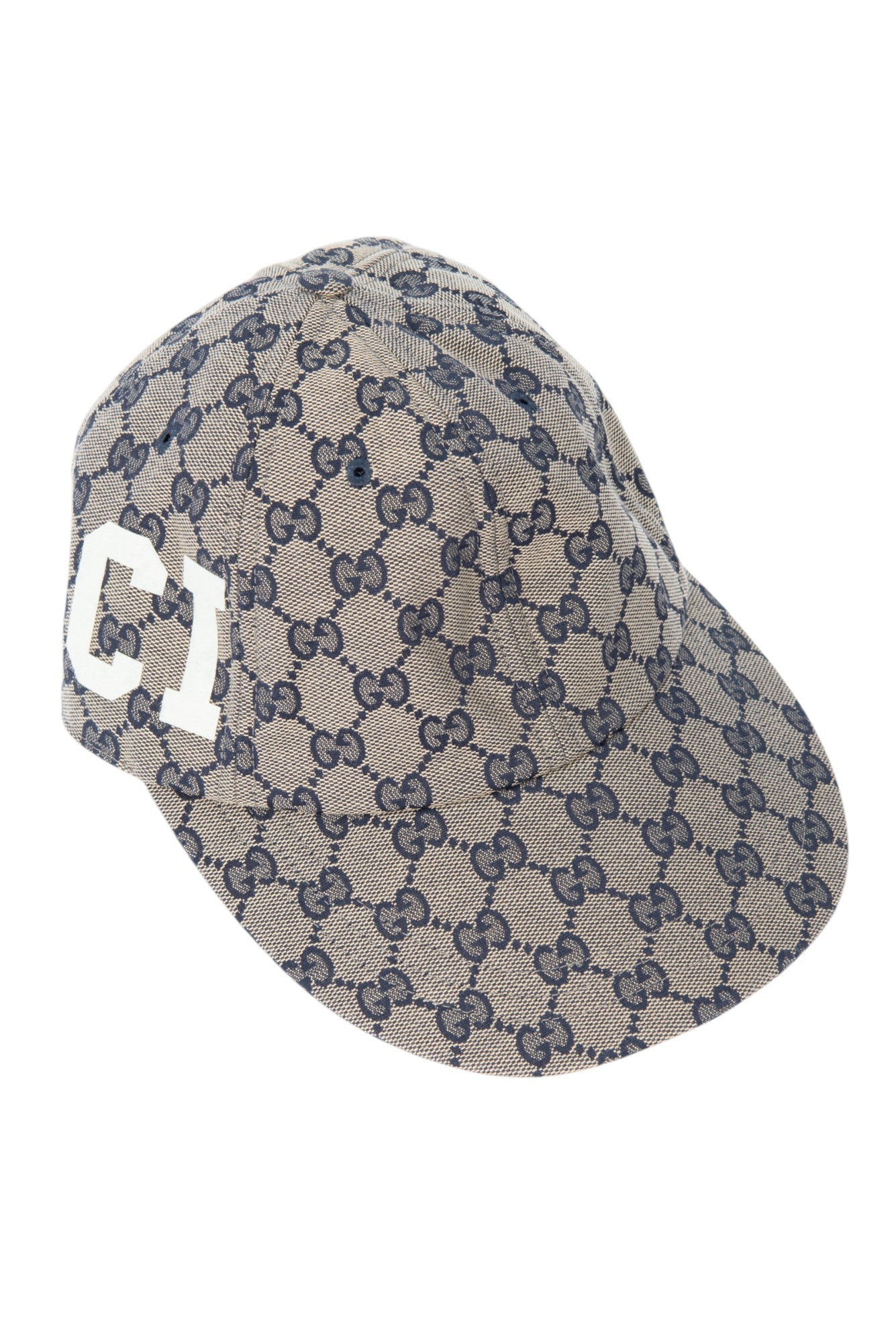 GUCCI Beige Cotton GG Canvas Baseball Cap Size L