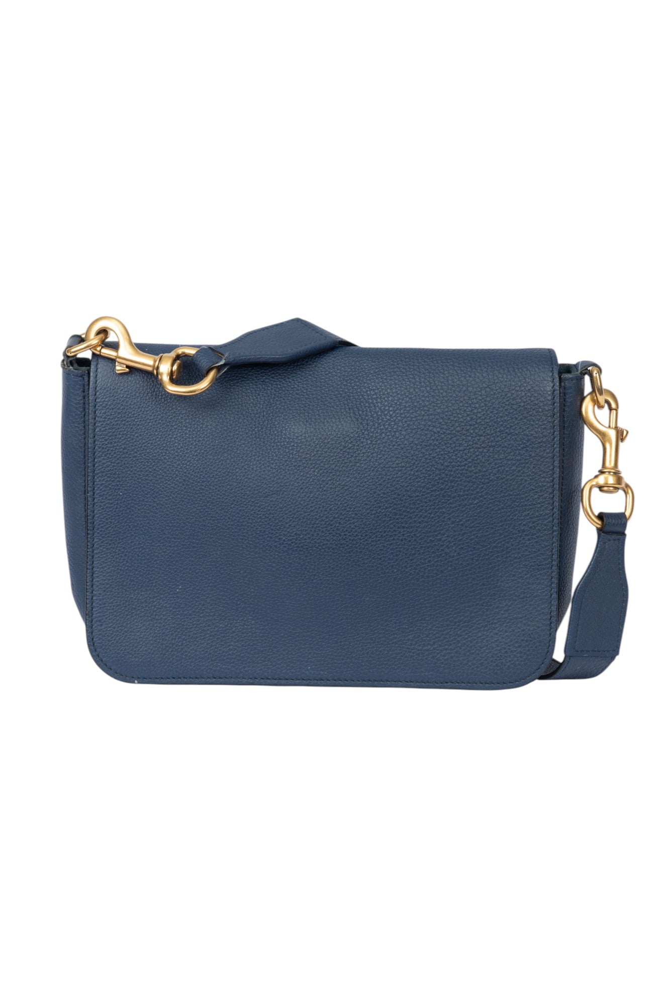 GUCCI Blue Leather Soft Jackie Crossbody Bag