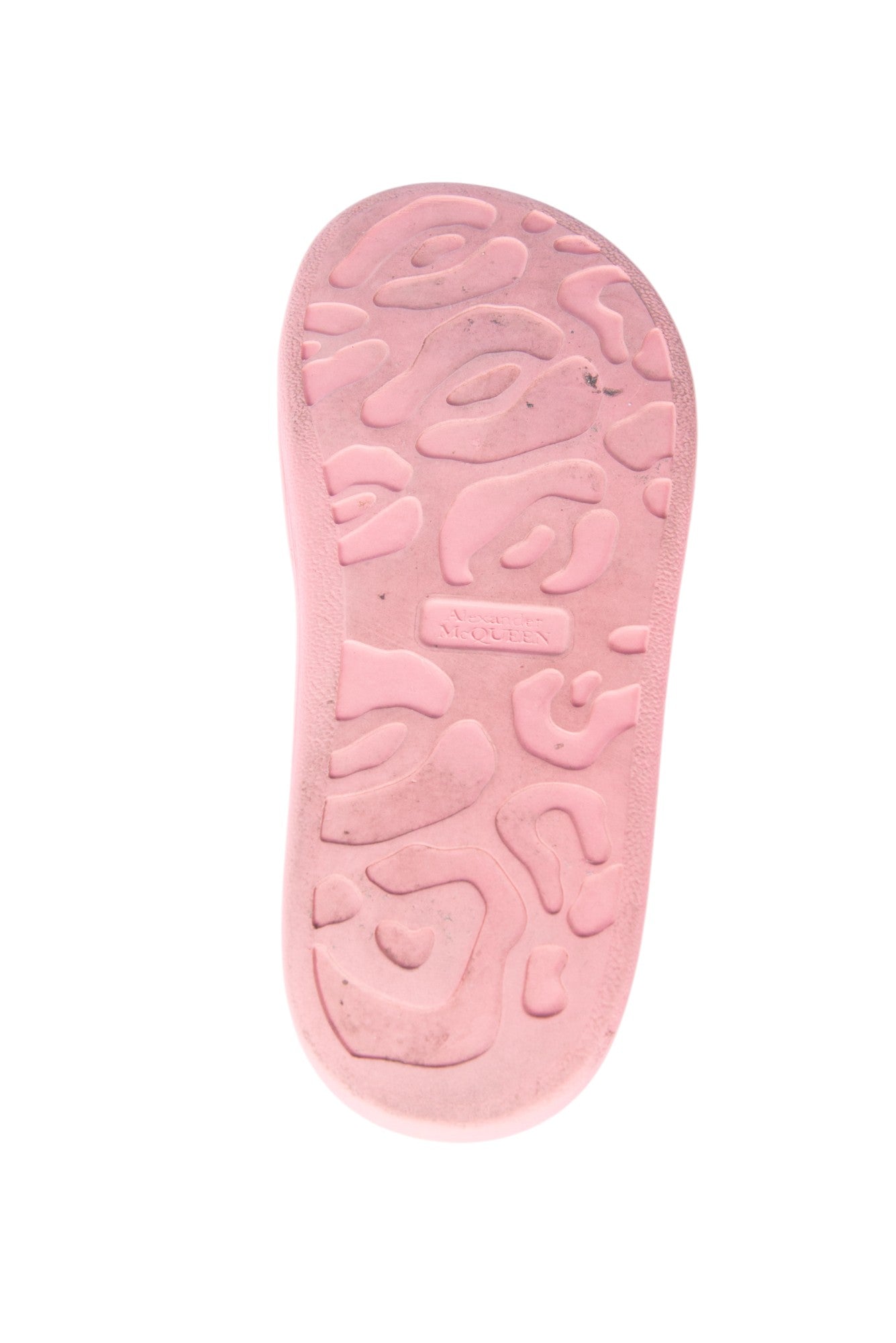 ALEXANDER MCQUEEN Pink Logo Slides Size 37