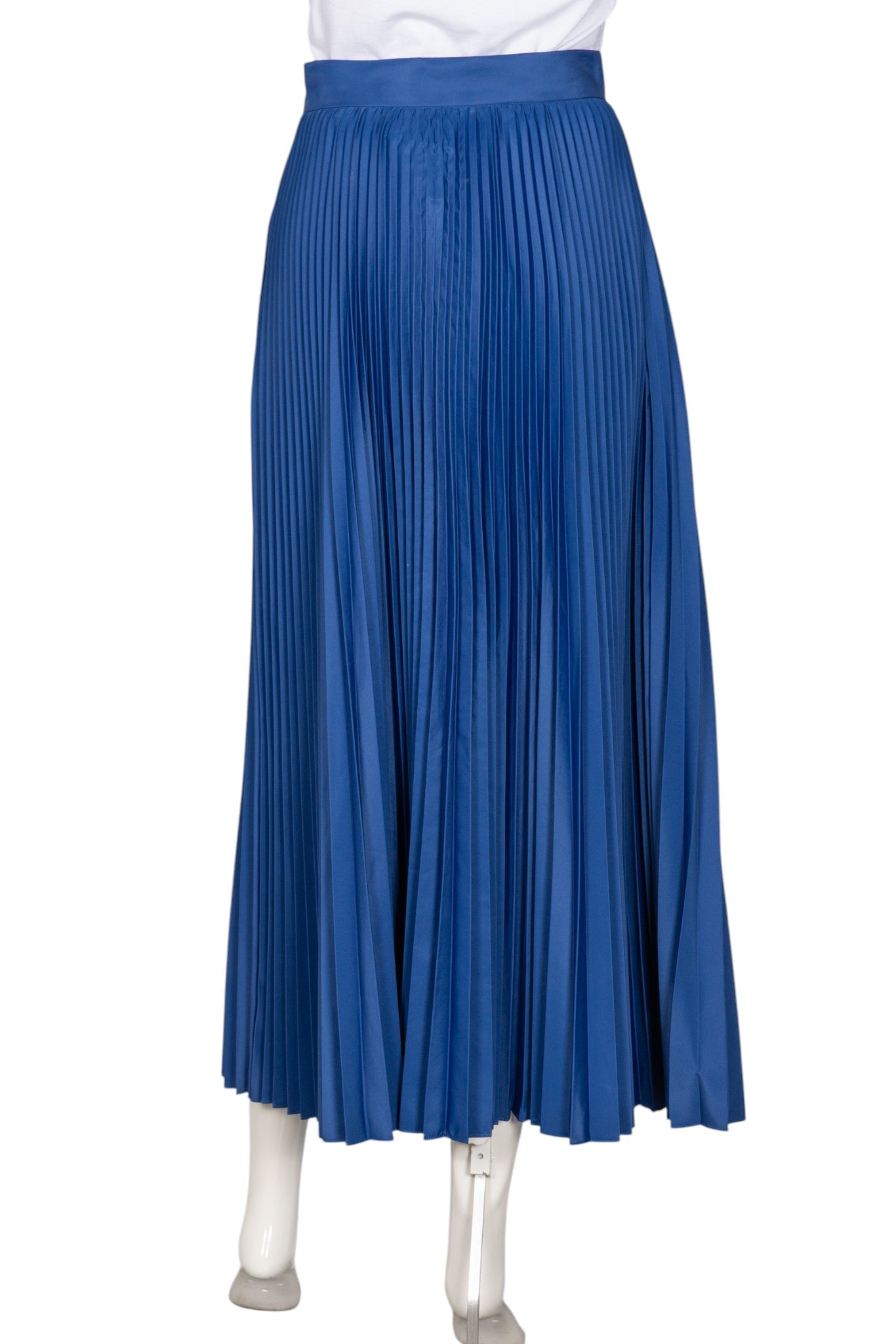 MAX MARA Blue Pleated Maxi Skirt Size S