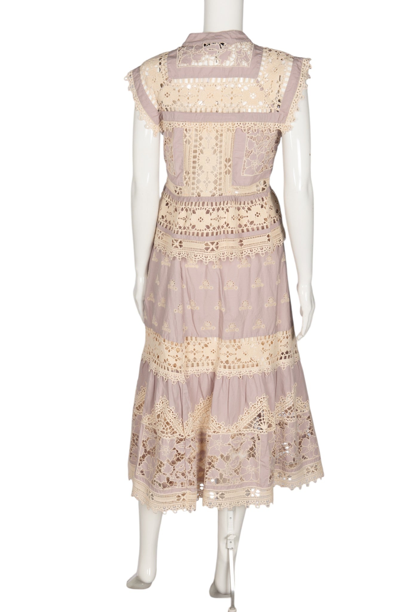 SEA NEW YORK Lilac Embroidered Joah Top and Skirt Set Size XS