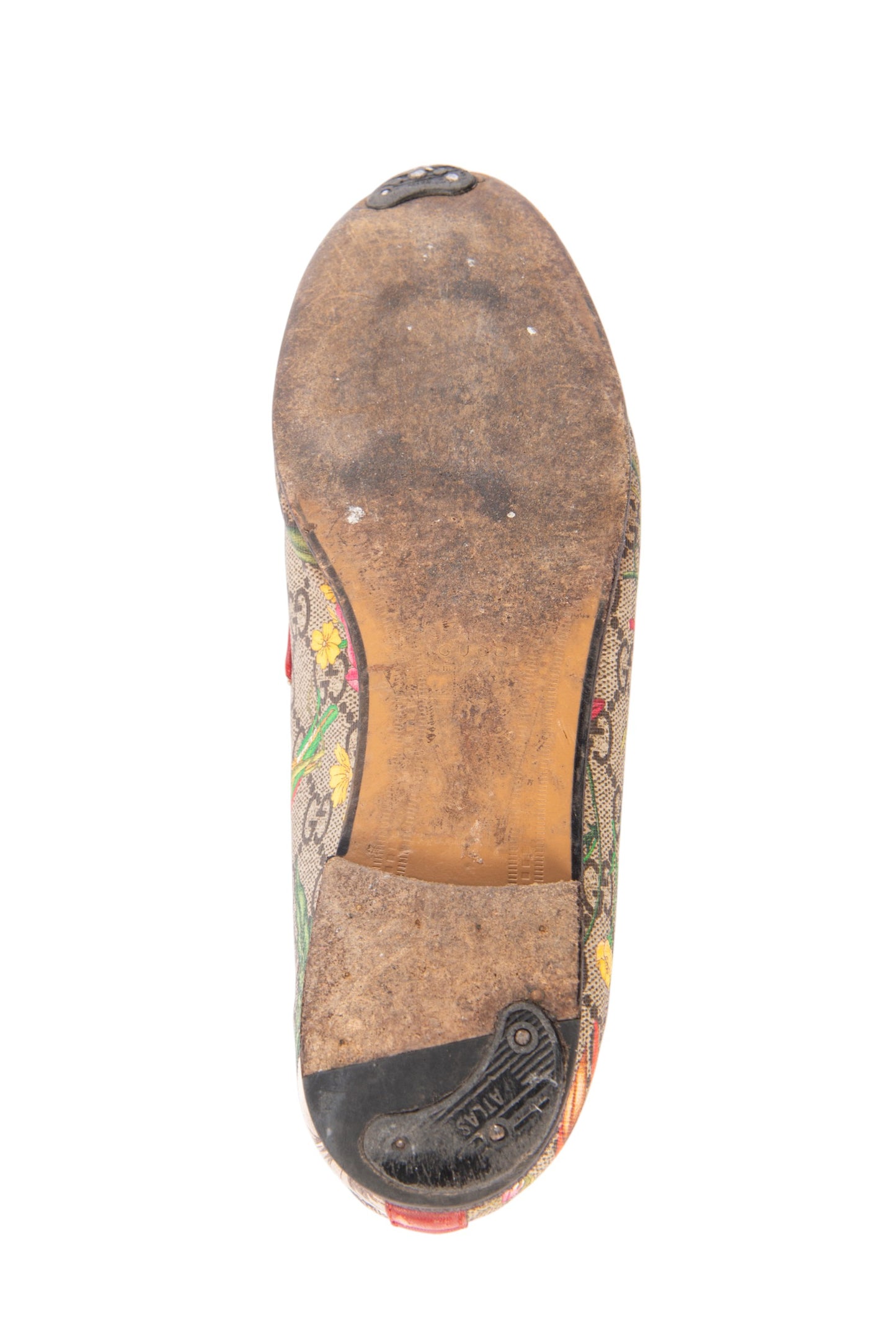 GUCCI Floral GG Loafers Size 37