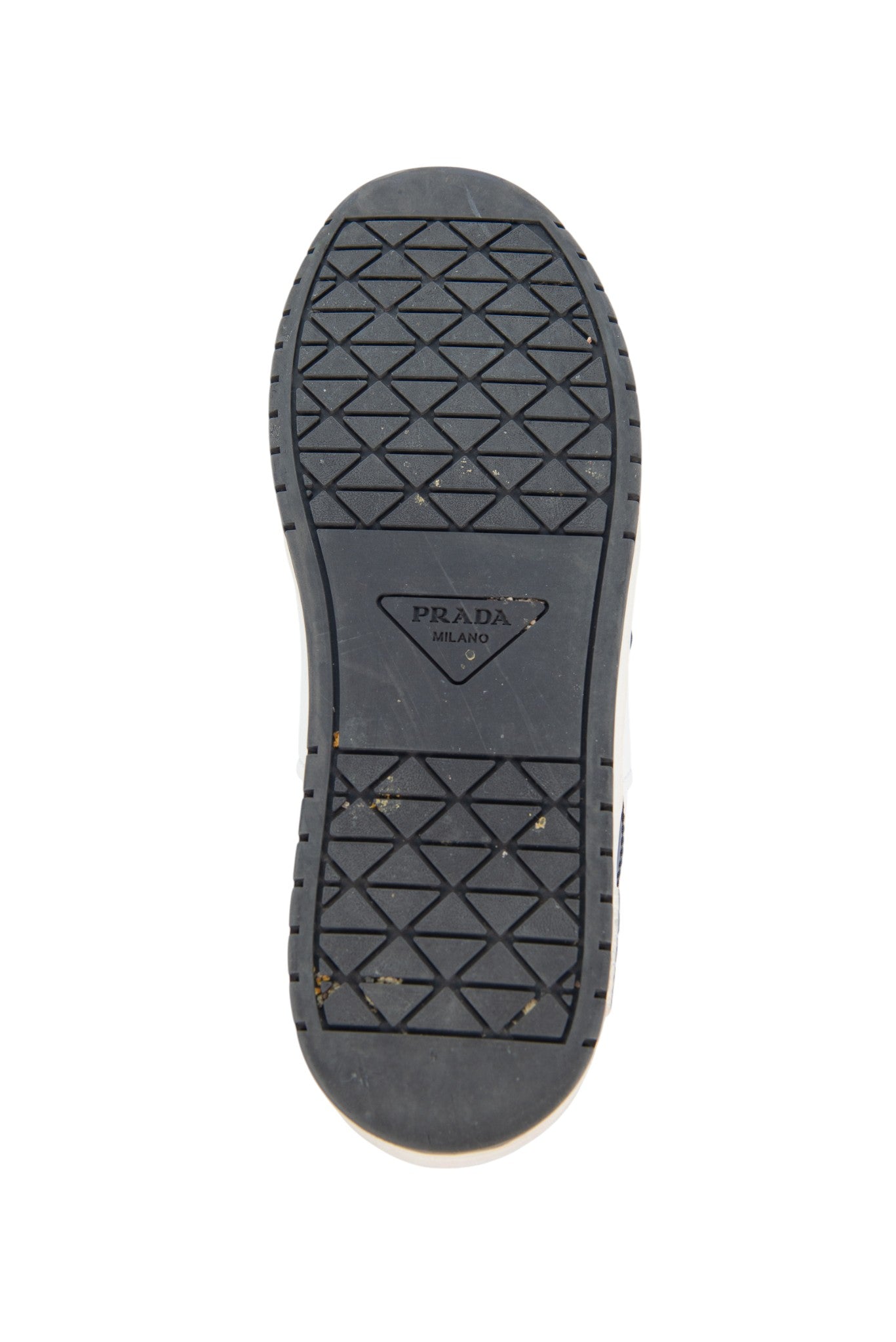 PRADA Leather Logo Sneakers Size 38