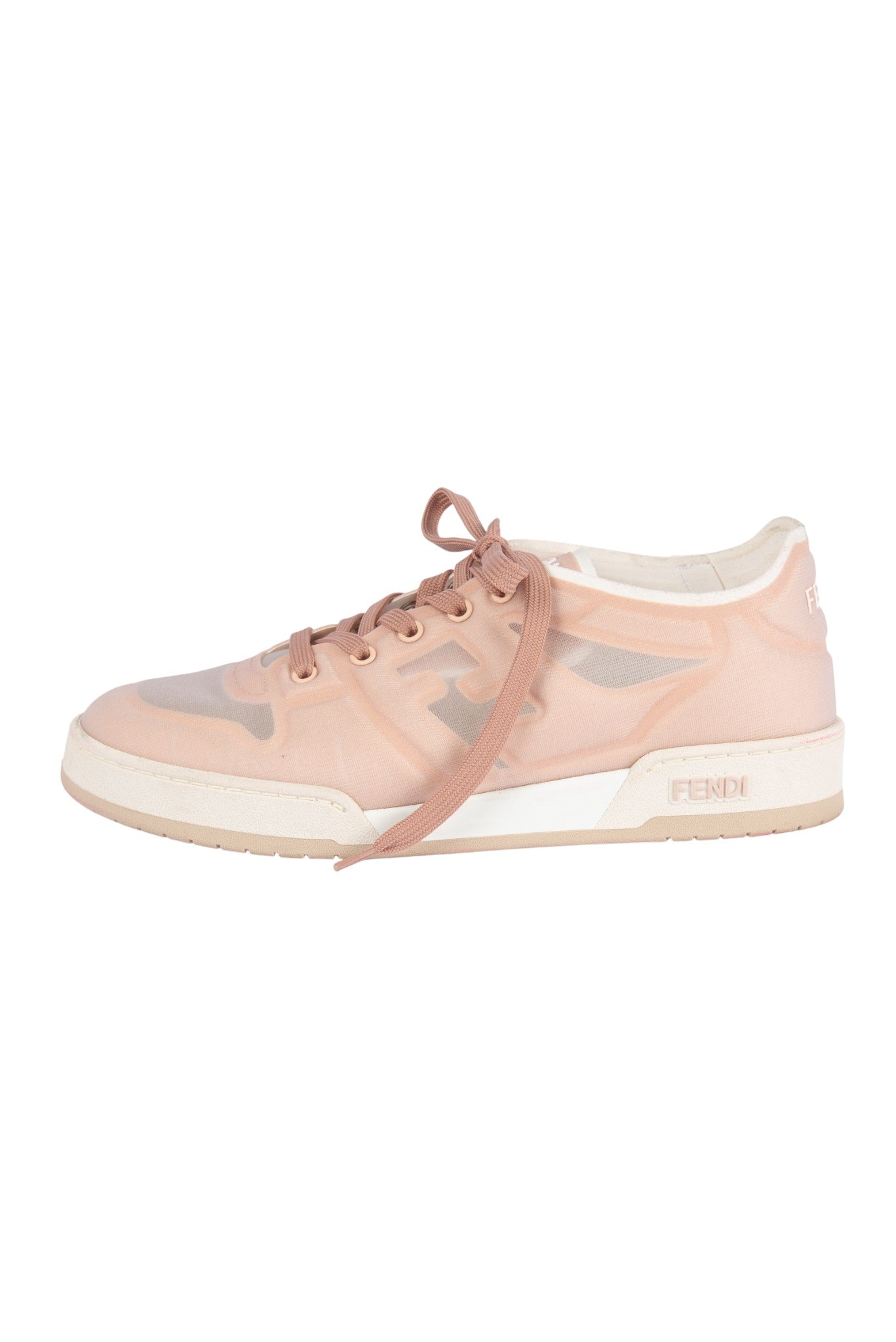 FENDI Pink Mesh Sneakers Size 41