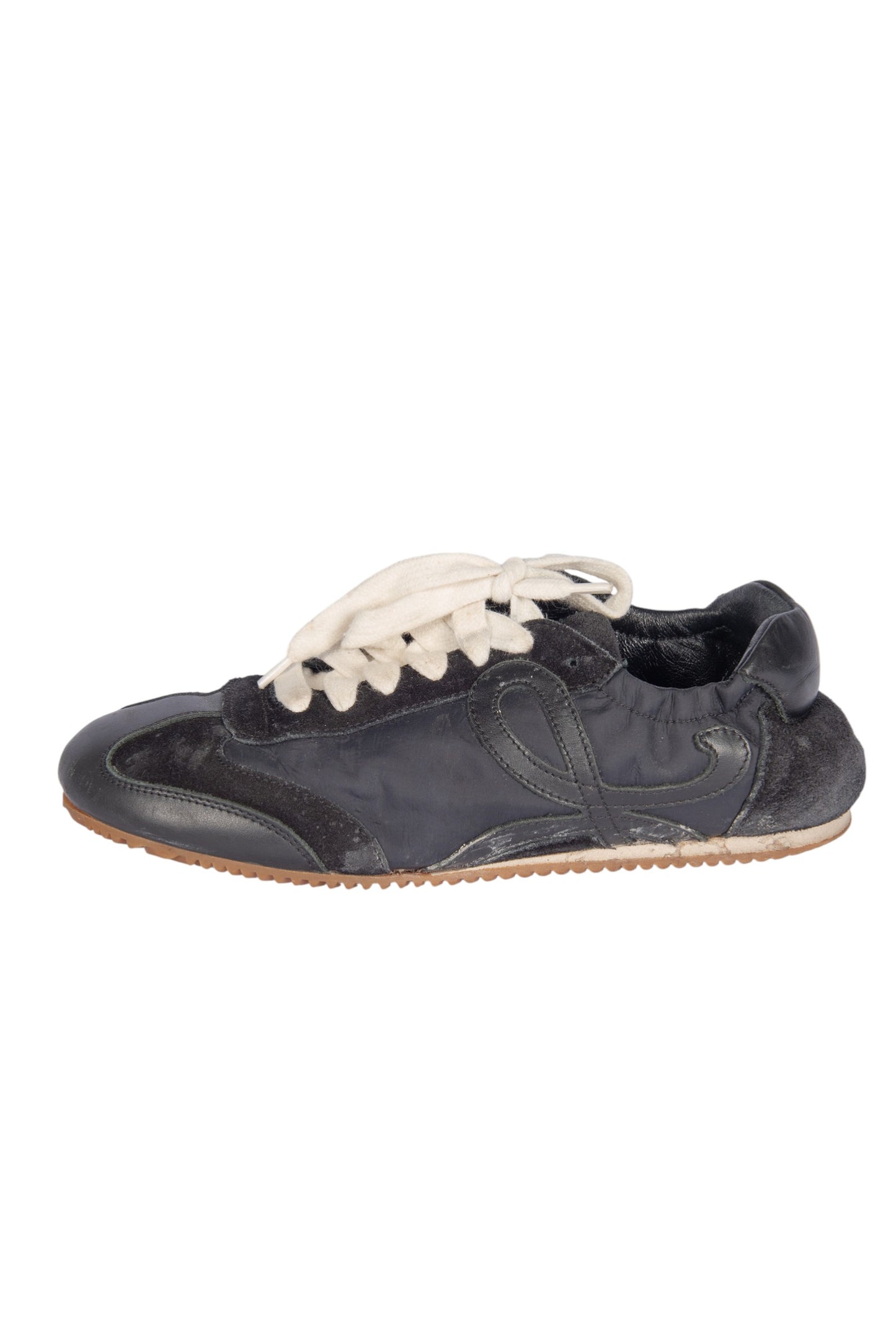 Loewe Black Nylon Ballet Runner Sneakers Size 36