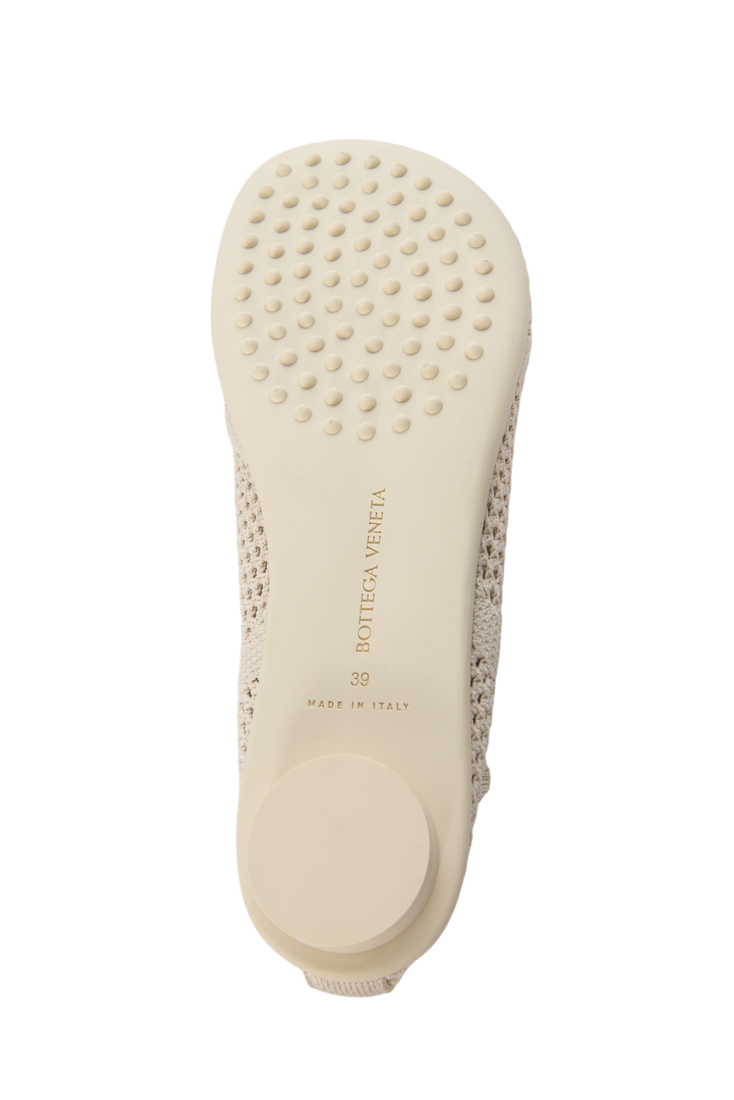 BOTTEGA VENETA Off-White Mesh Ballet Flats Size 39
