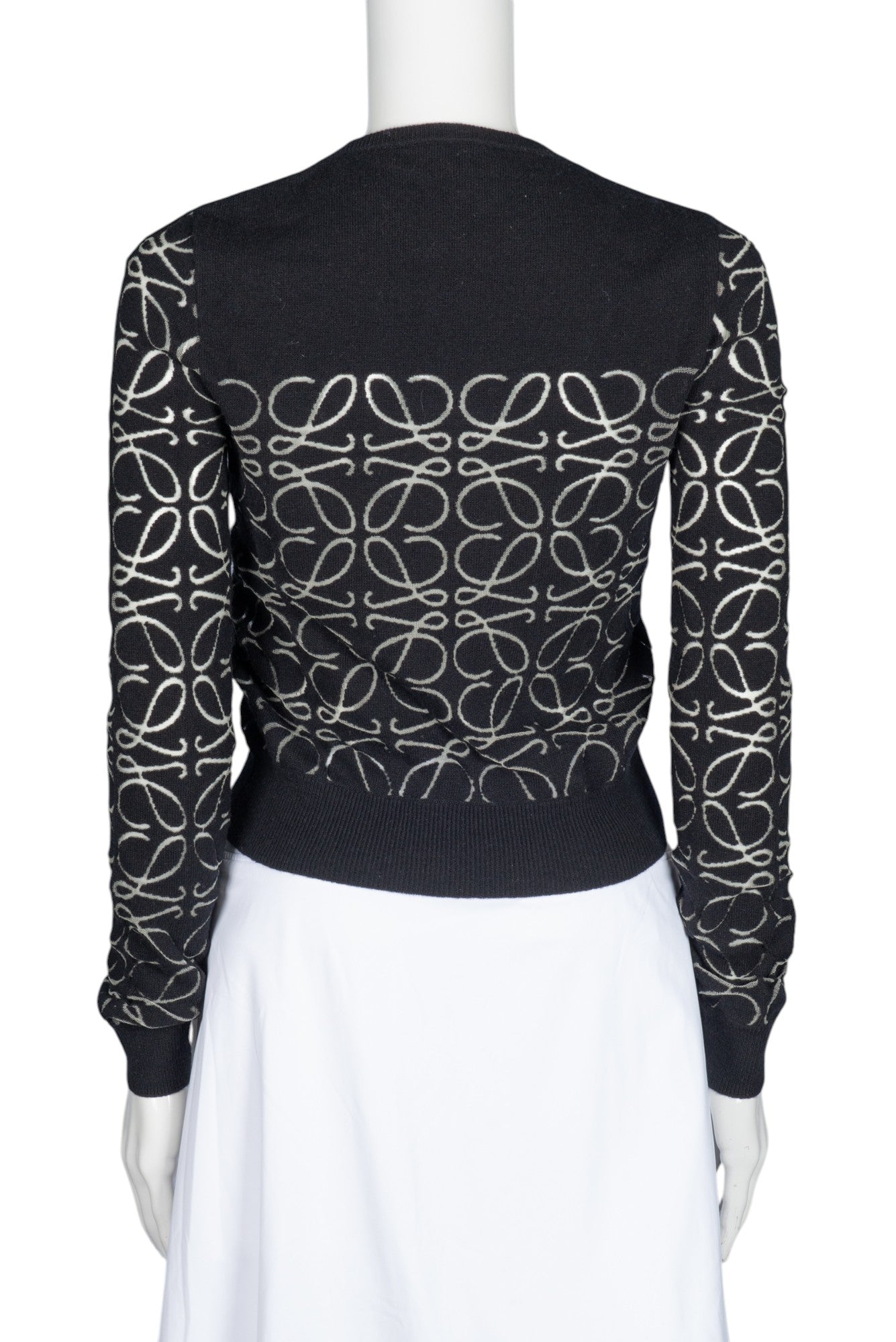 LOEWE Anagram Wool Printed Sweater Size S