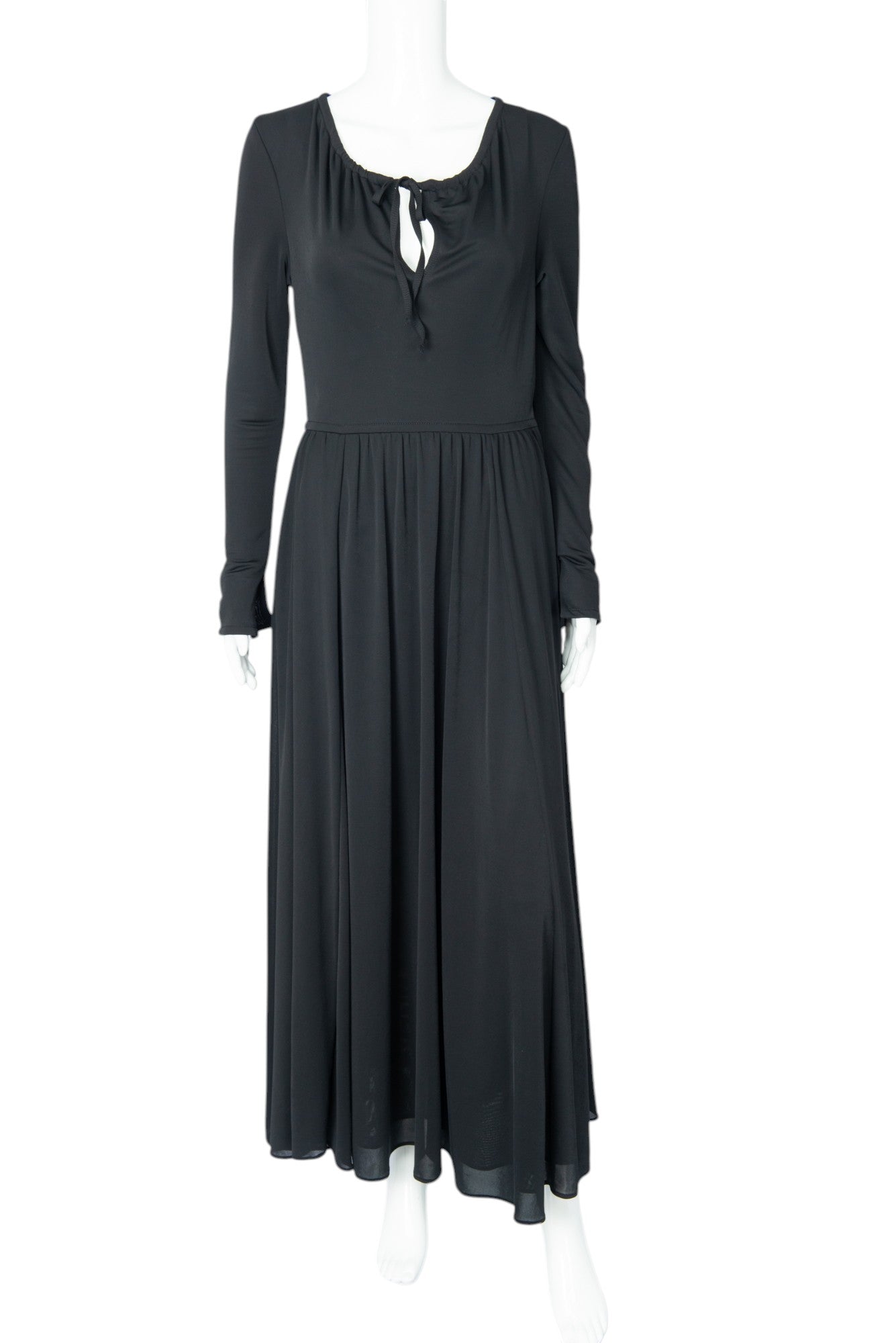 BOTTEGA VENETA Black Maxi Dress Size 38 US 2