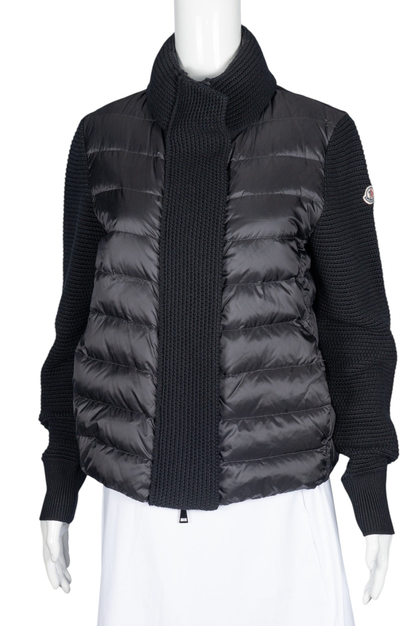MONCLER Knit Puffer Down Jacket Size L