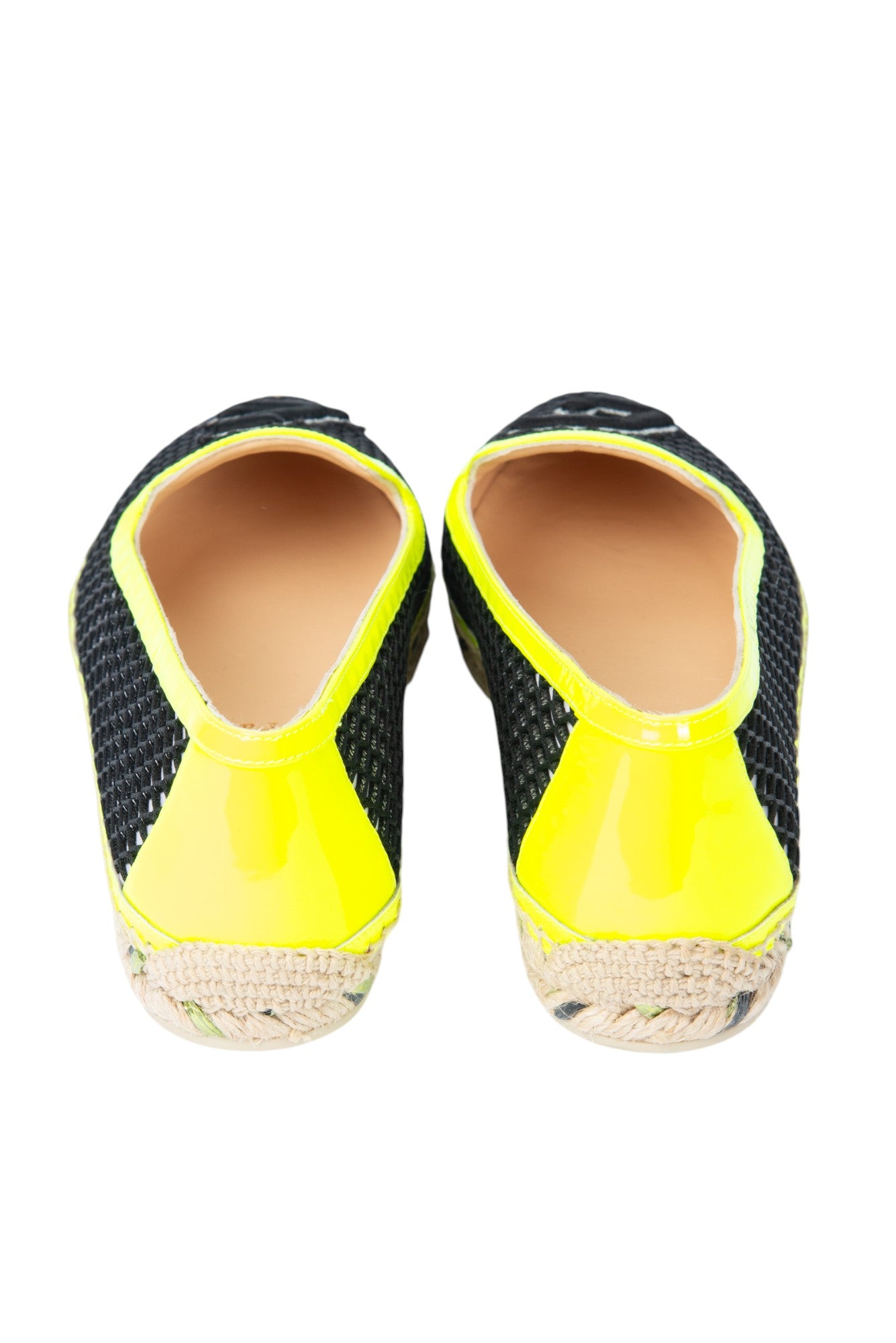 CHRISTIAN LOUBOUTIN Black White Neo Espadrilles Flats Size 36 US 6