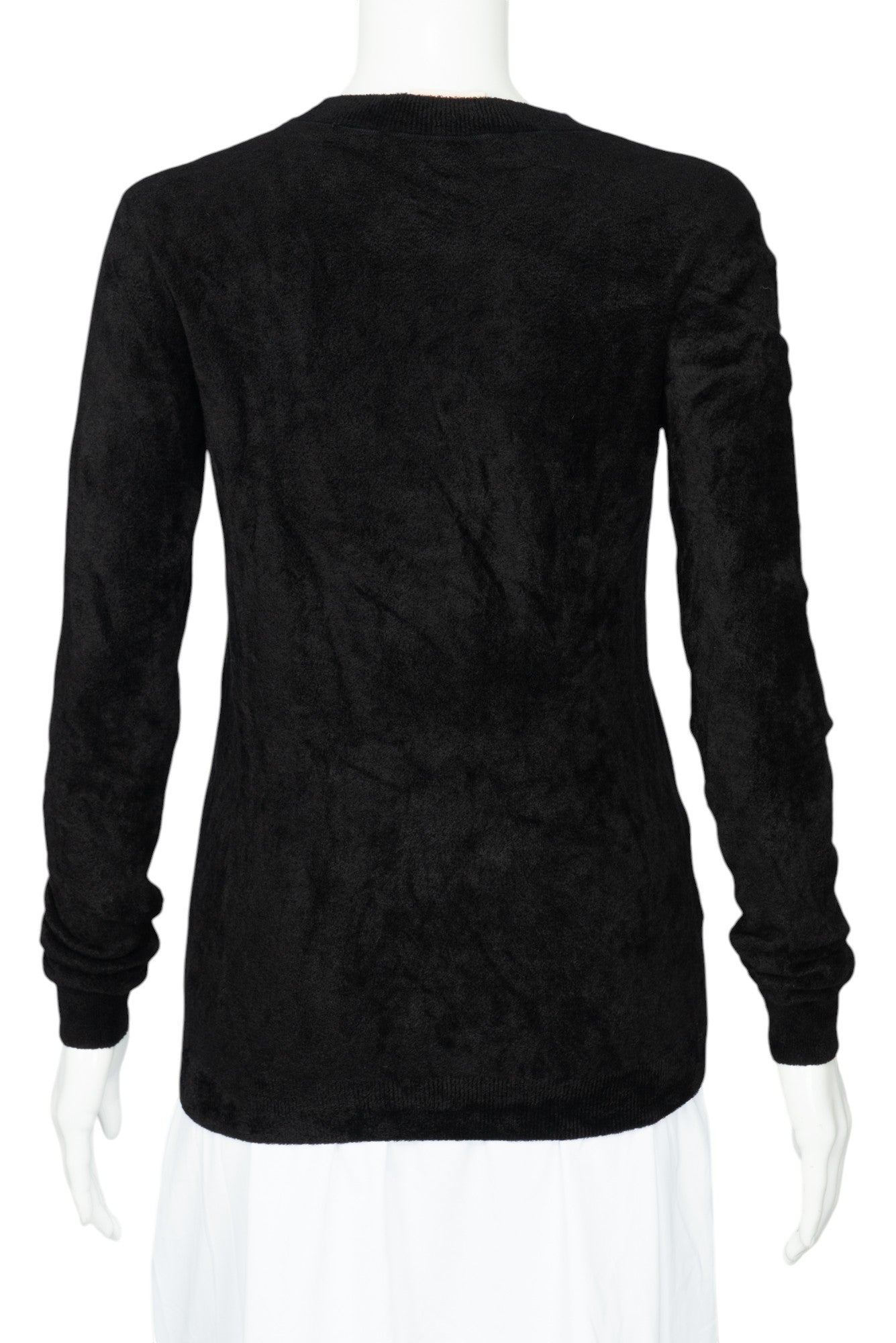 MARNI Black Chenille Pullover Sweater Size 42 US 6