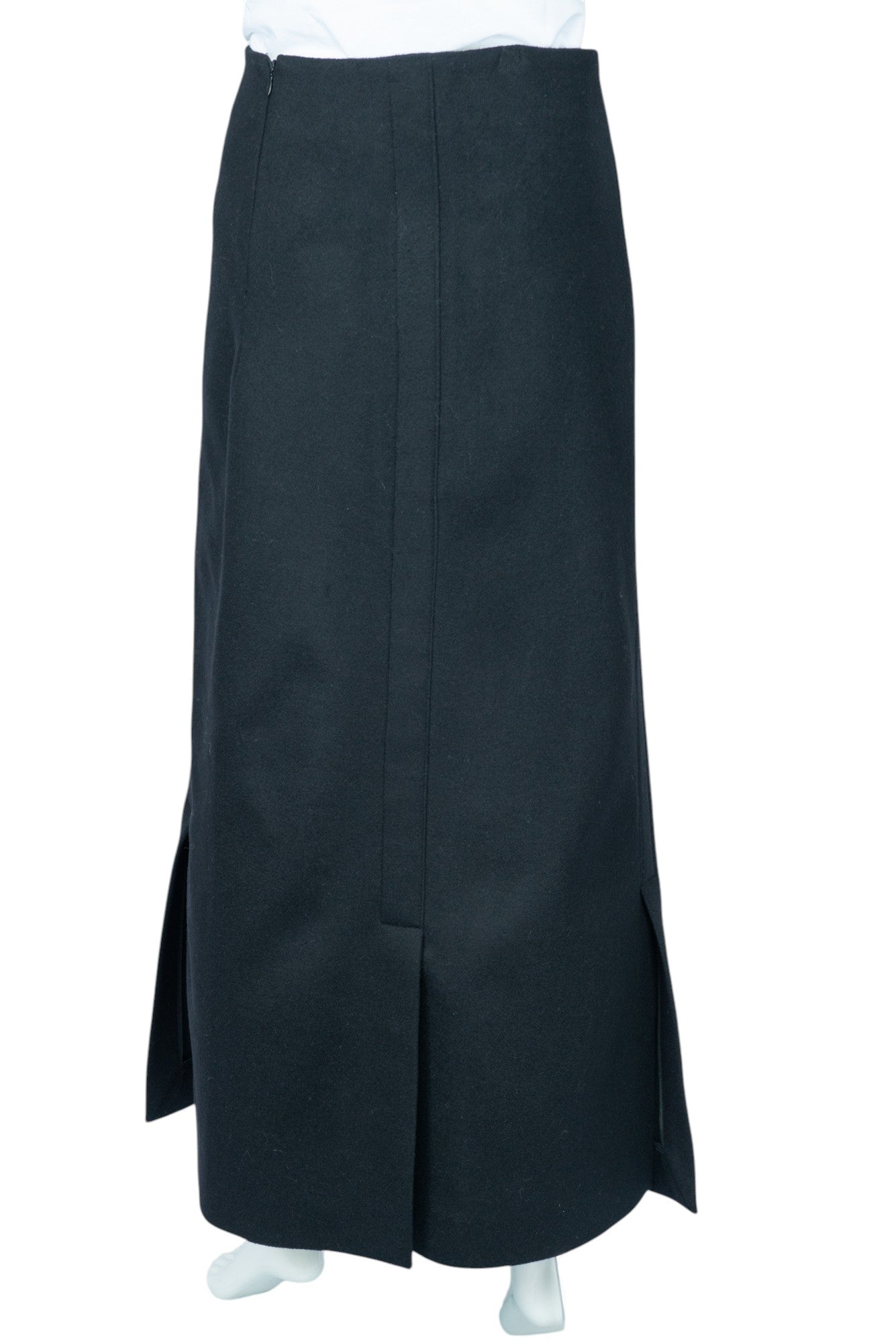 PROENZA SCHOULER Black Wool Maxi Skirt Size 10