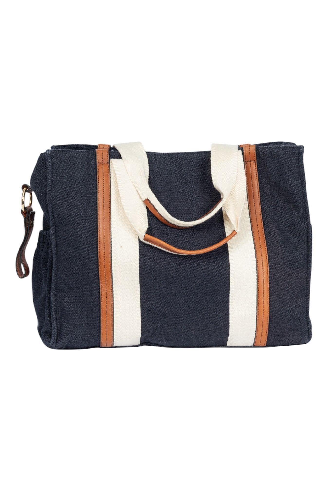 CHLOÉ Navy Blue Cotton Baby Changing Tote Bag