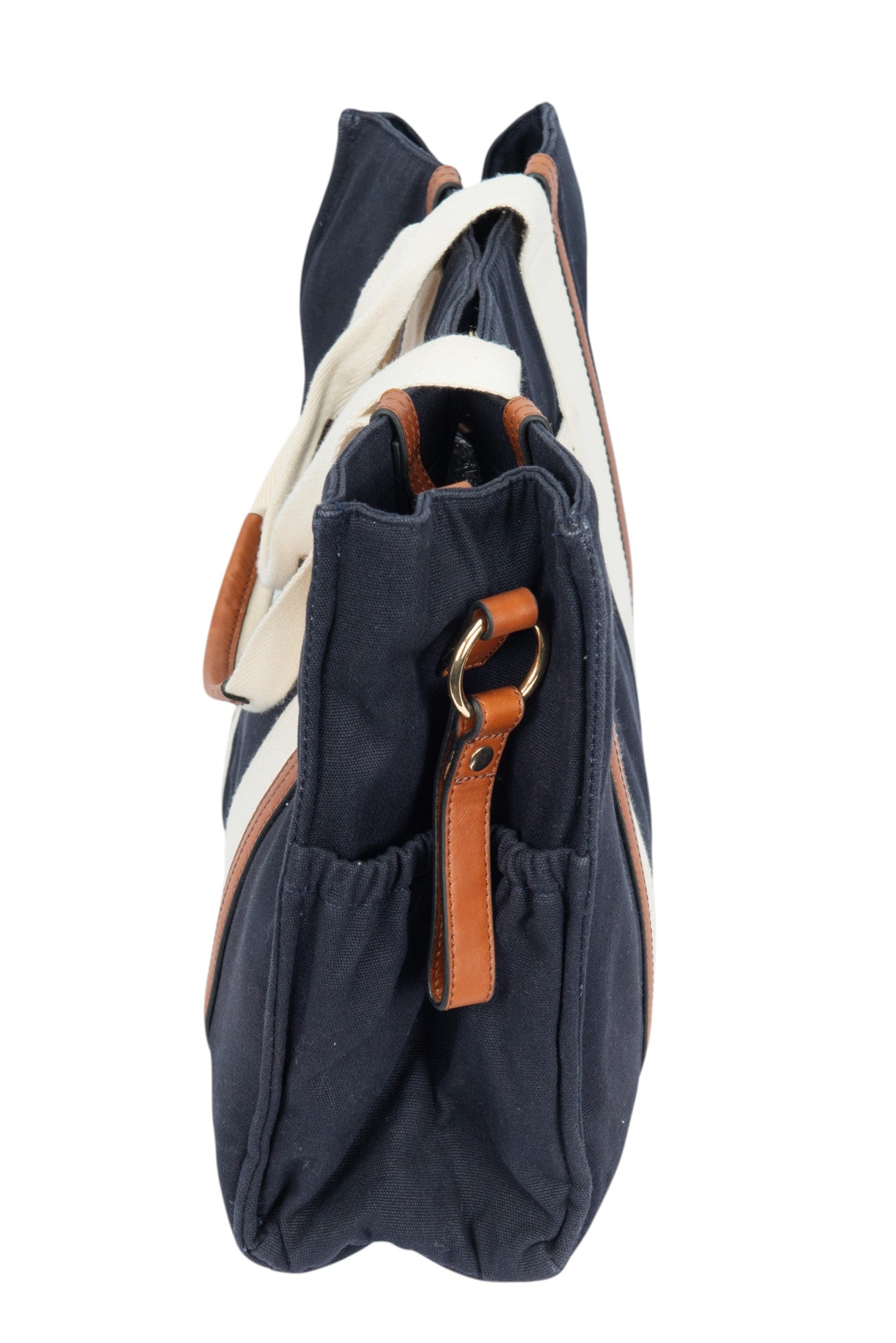 CHLOÉ Navy Blue Cotton Baby Changing Tote Bag