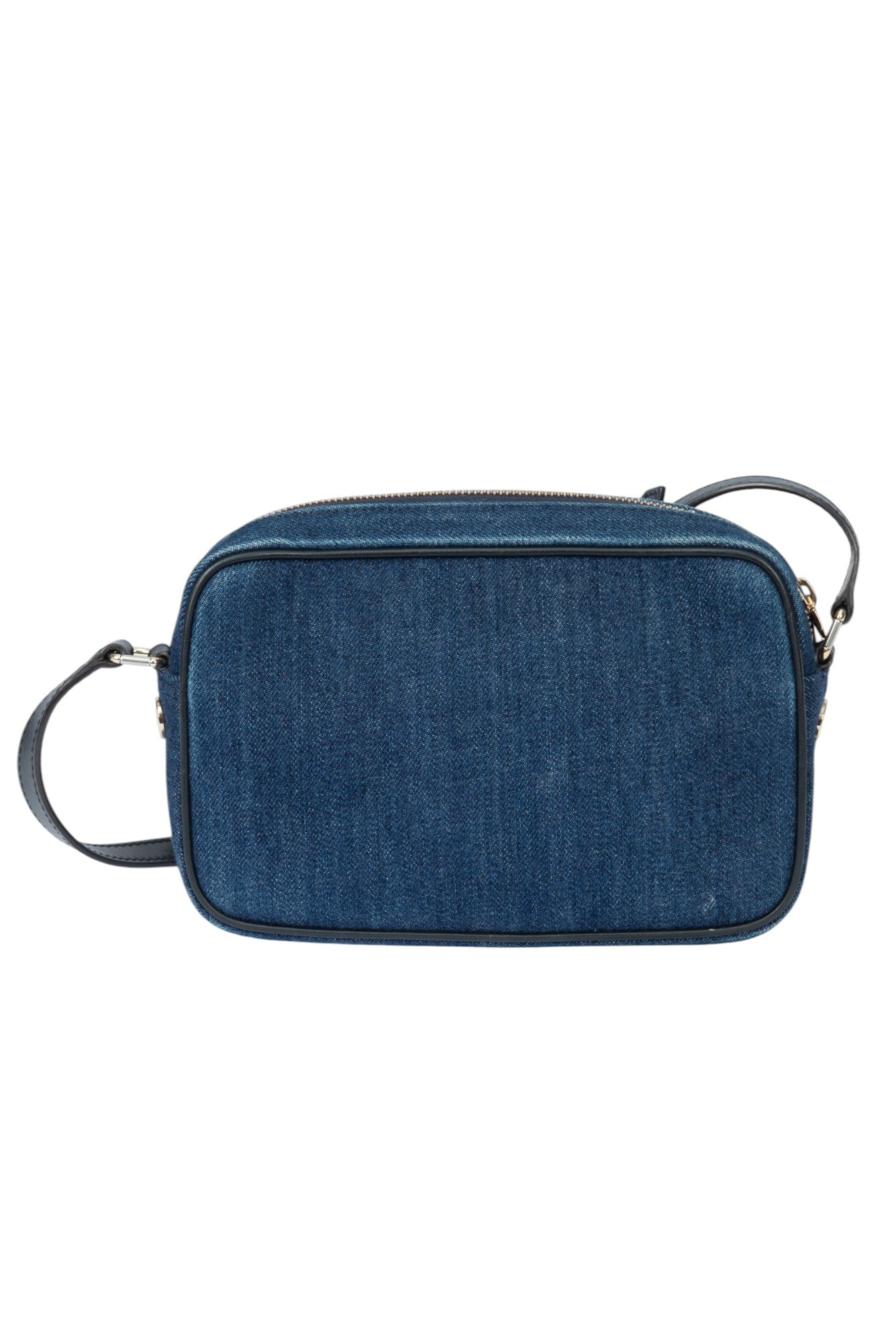 GIVENCHY Blue Denim Logo Bond Camera Bag