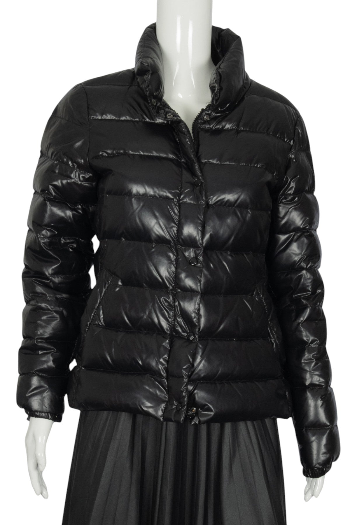 MONCLER Black Down Padded Puffer Jacket Size L