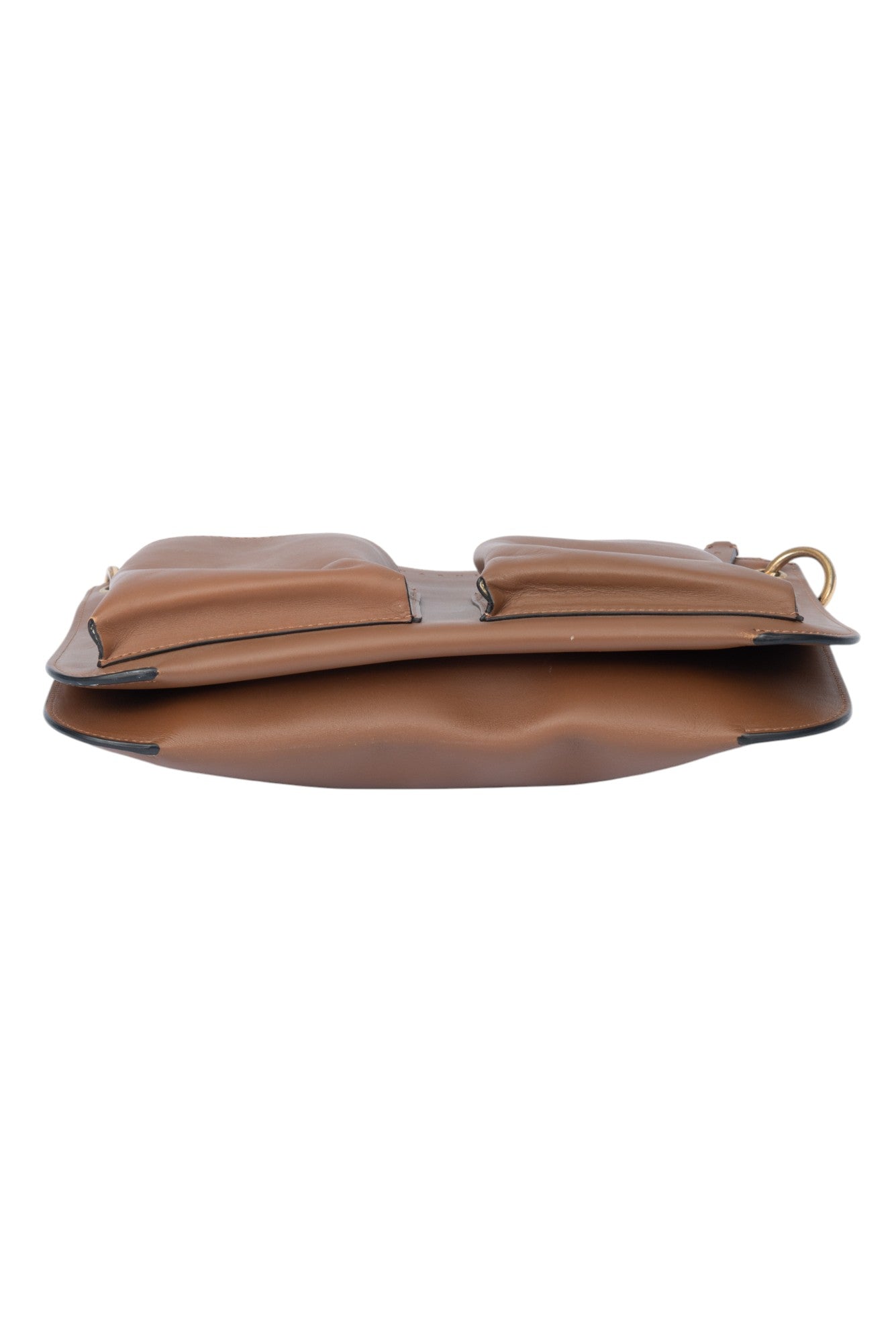 MARNI Brown Leather Crossbody Bag
