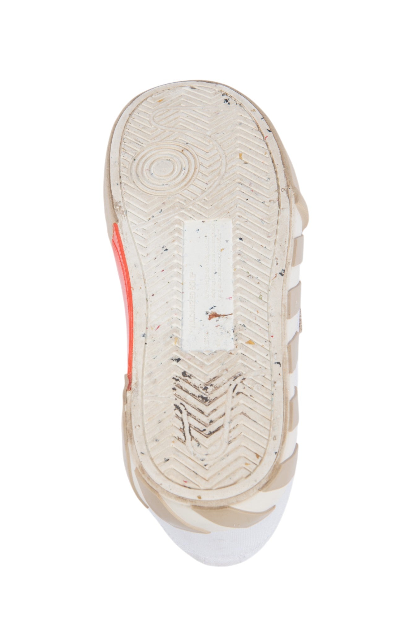 OFF-WHITE White Beige Vulc Sneakers Size 36