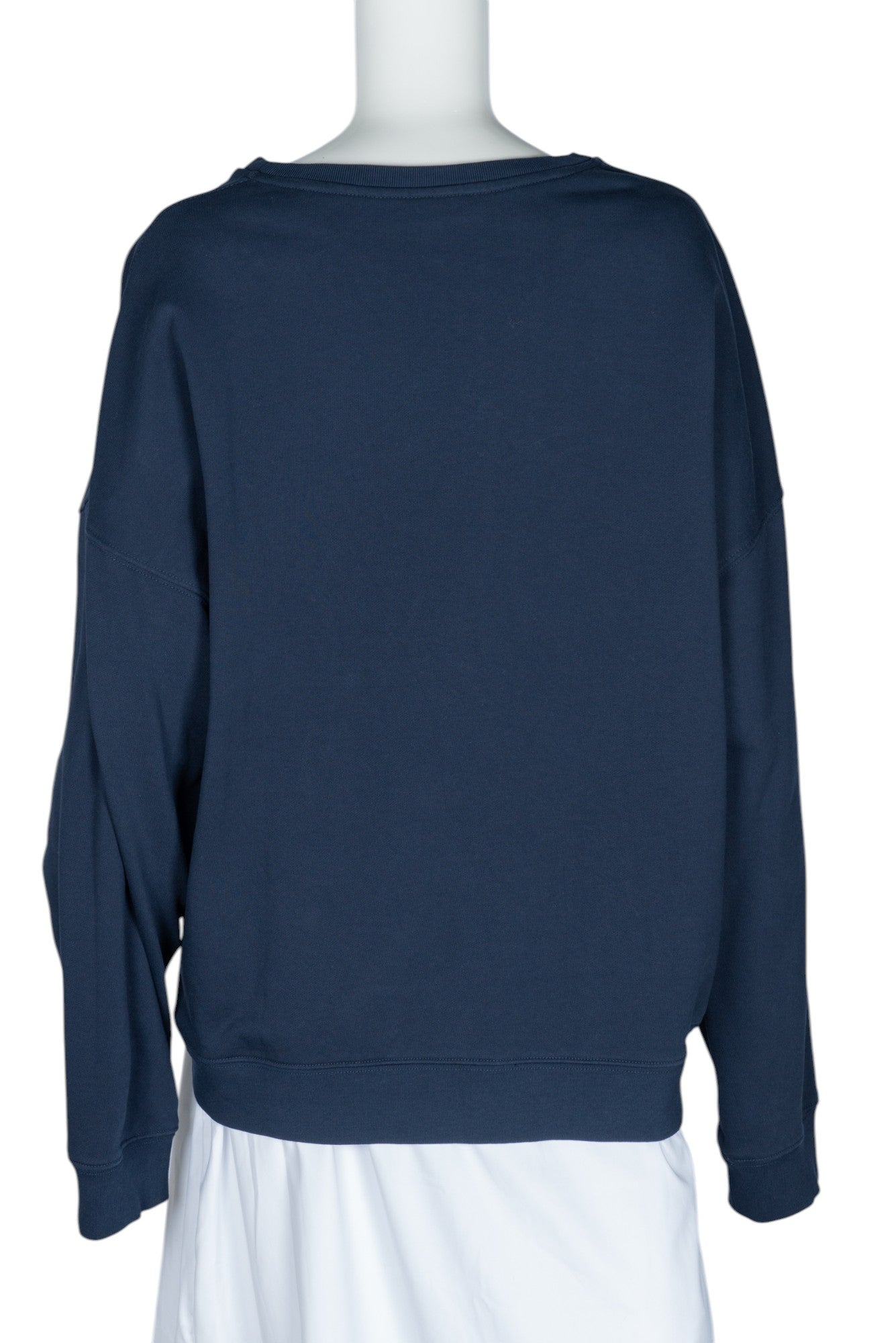 Nº21 Navy Blue Cotton Logo Sweatshirt Size XL