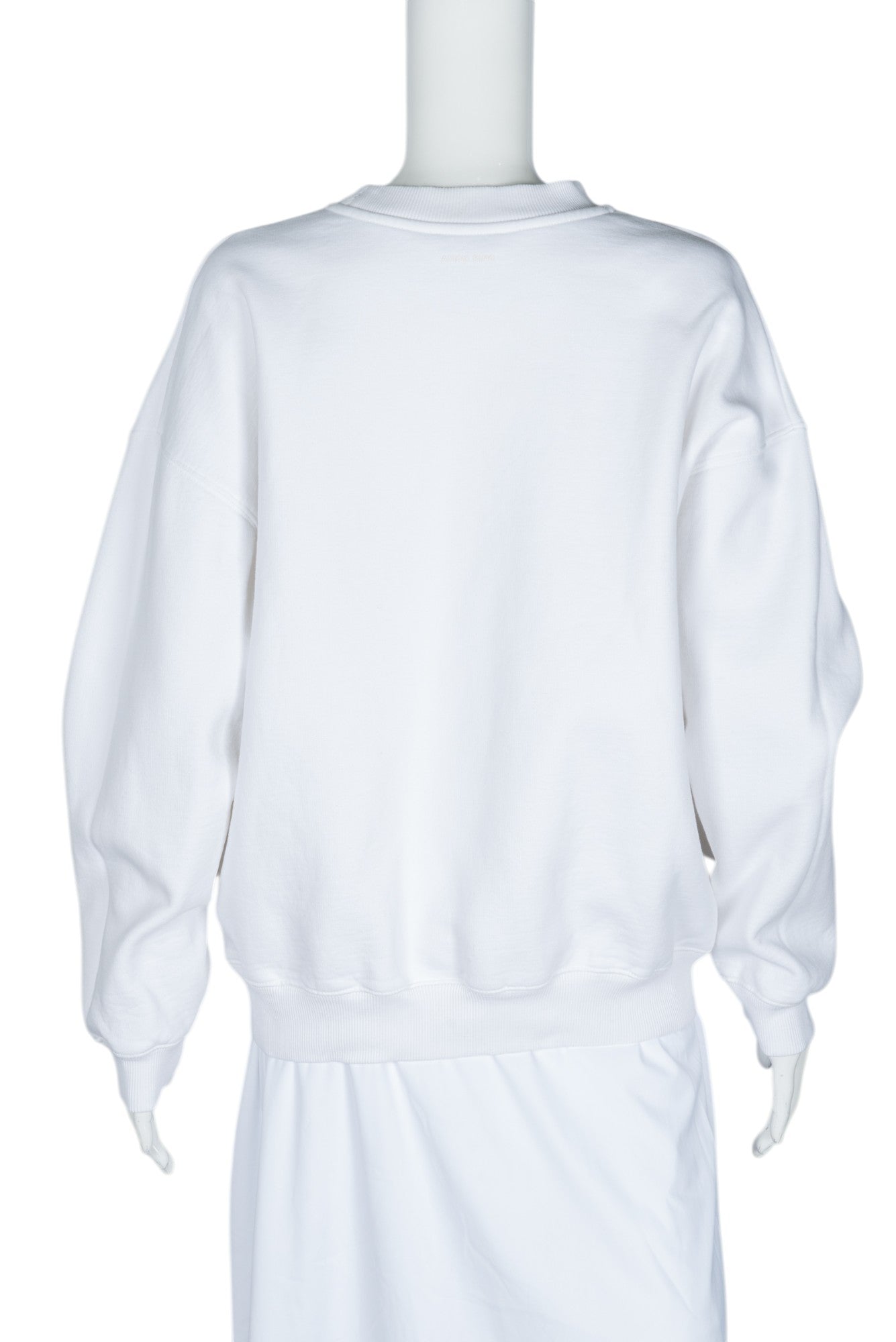 PRADA White Cotton Logo Sweatshirt Size L