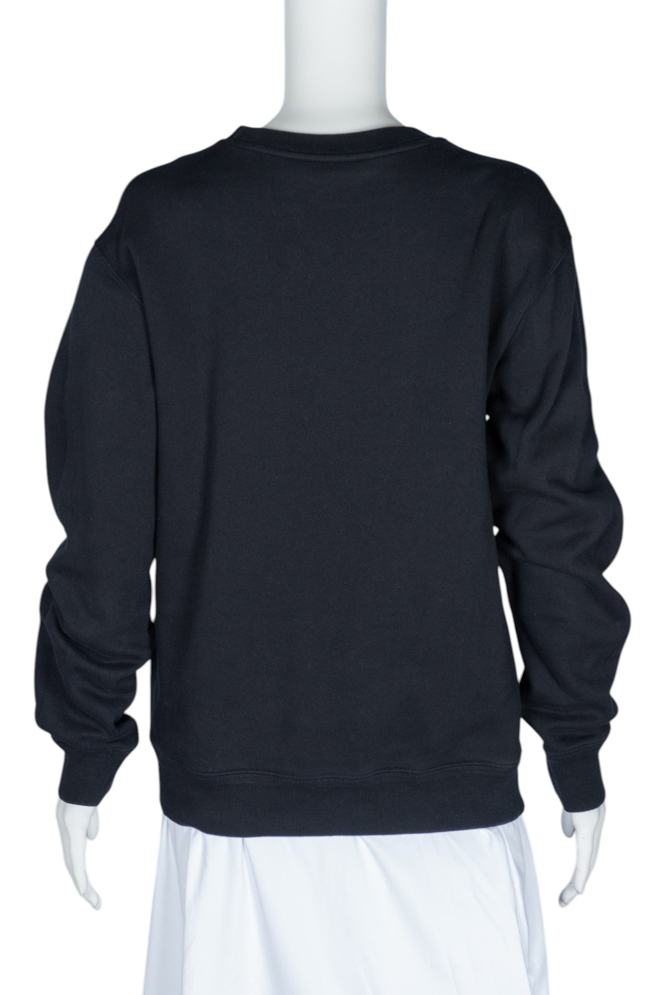 MONCLER Black Cotton Logo Sweatshirt Size S