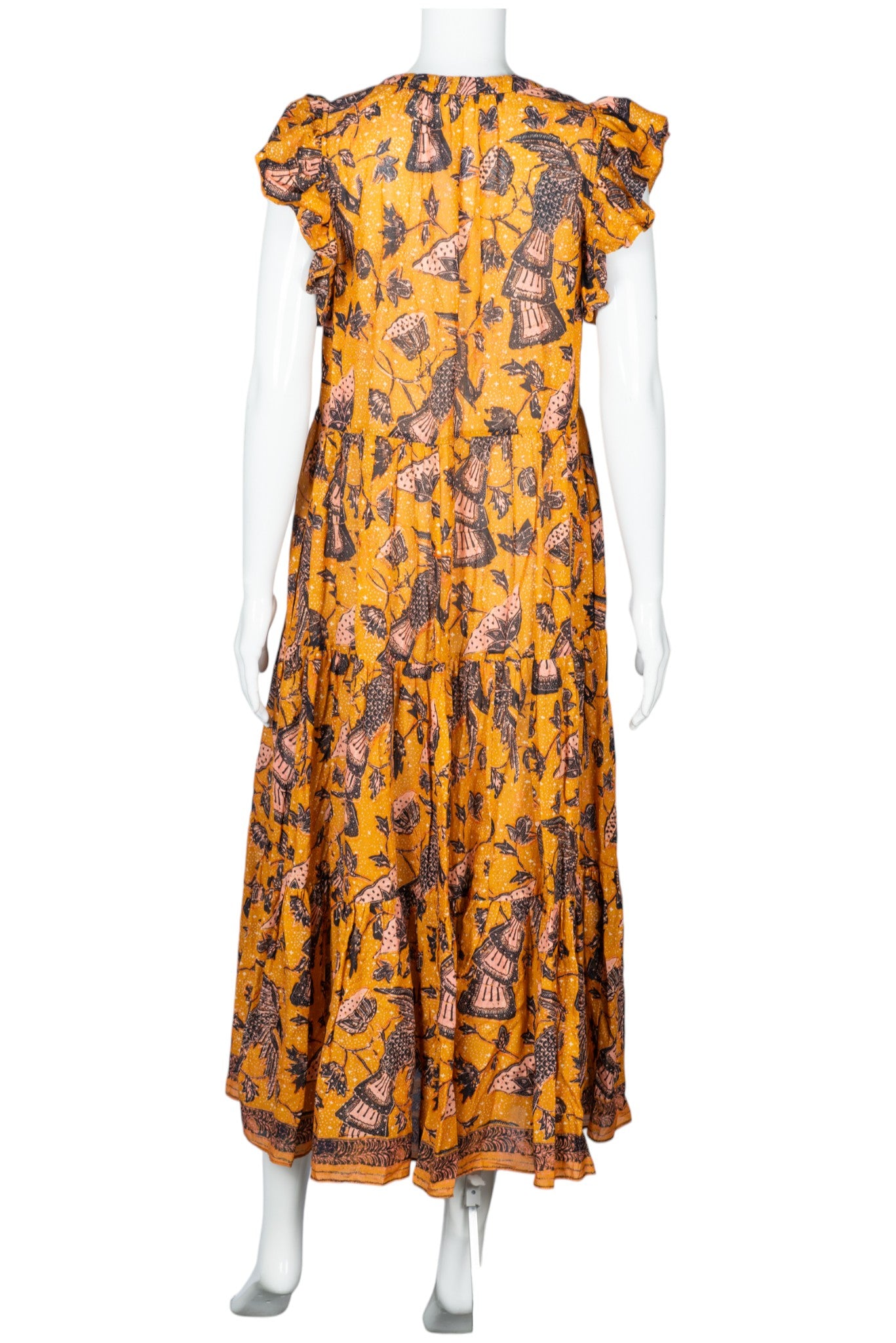 ULLA JOHNSON Floral Cover-up Midi Dress Size XS