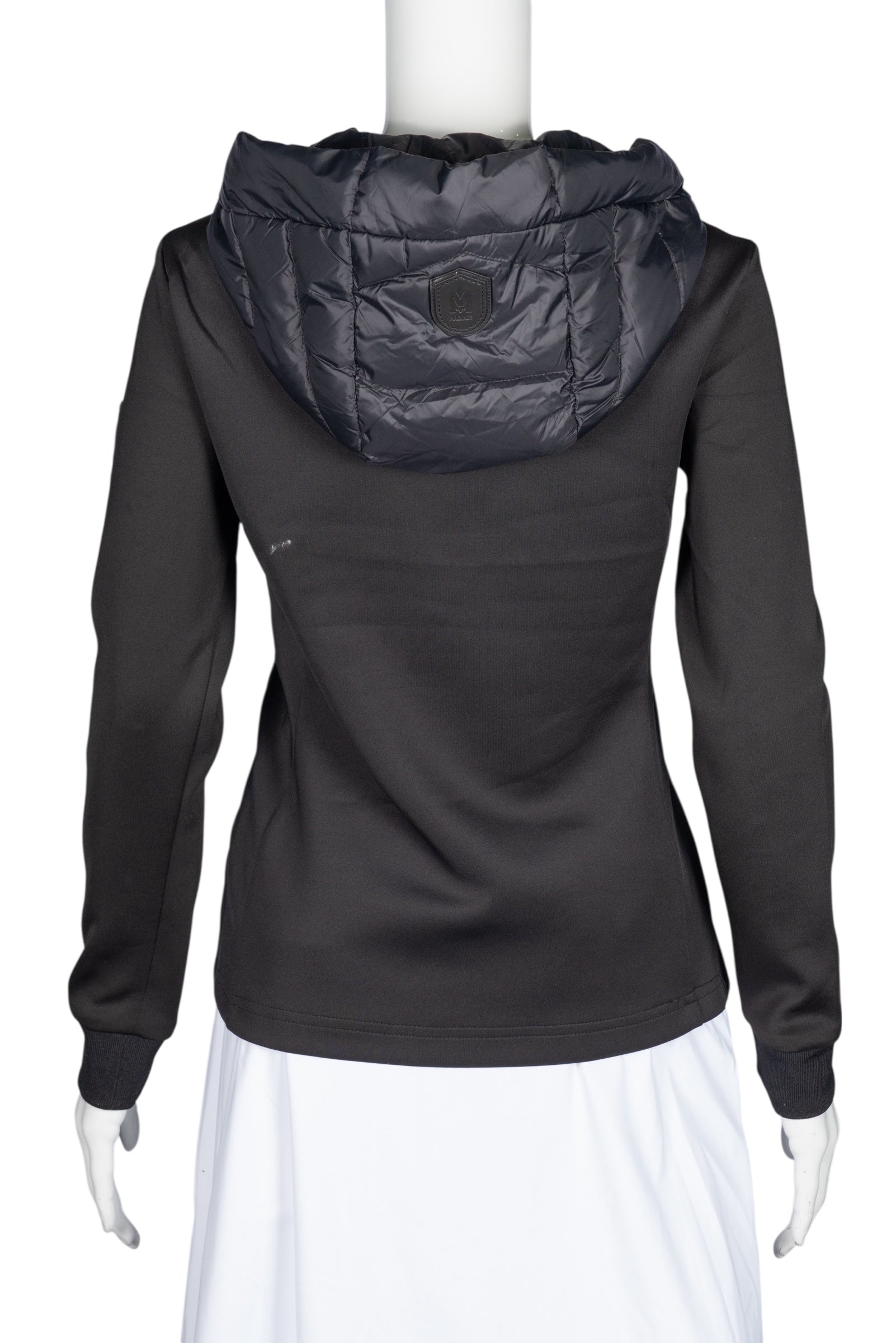 MACKAGE Black Mixed Media Jacket Size S