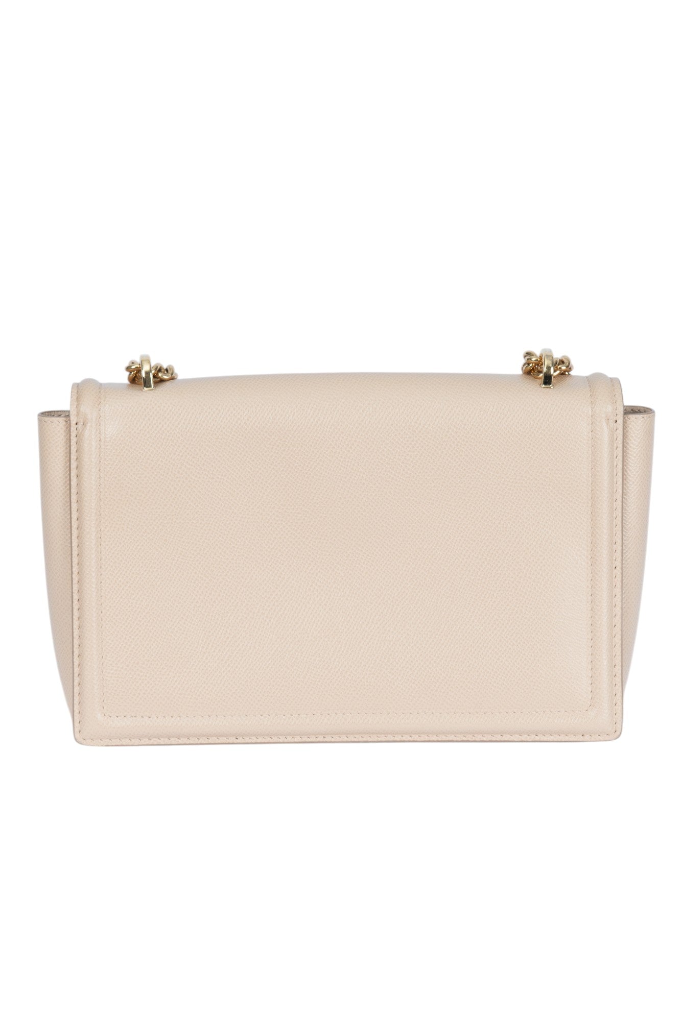 SALVATORE FERRAGAMO Beige Leather Vara Bow Shoulder Crossbody Bag