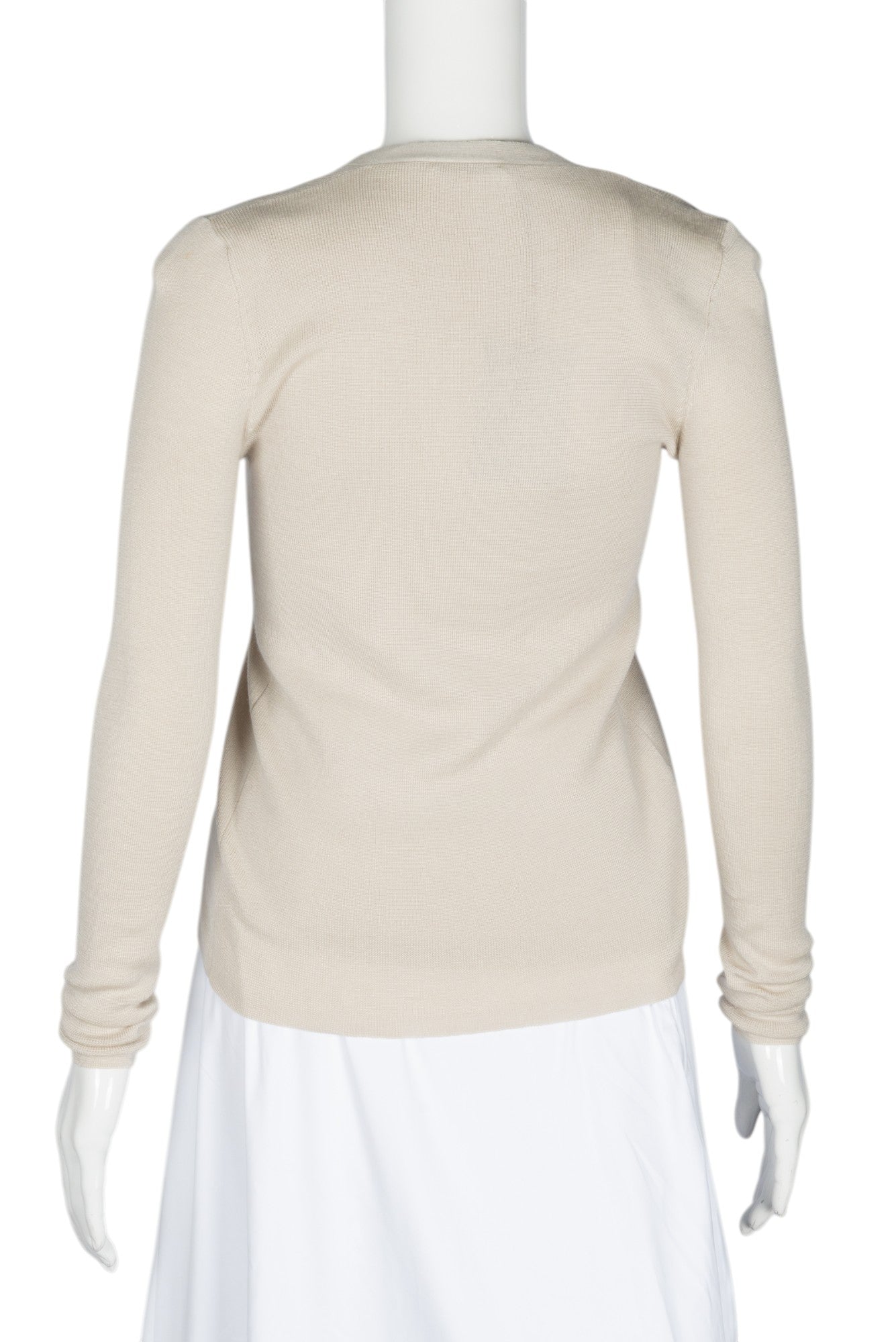 PRADA Beige Cashmere Sweater Set Size M