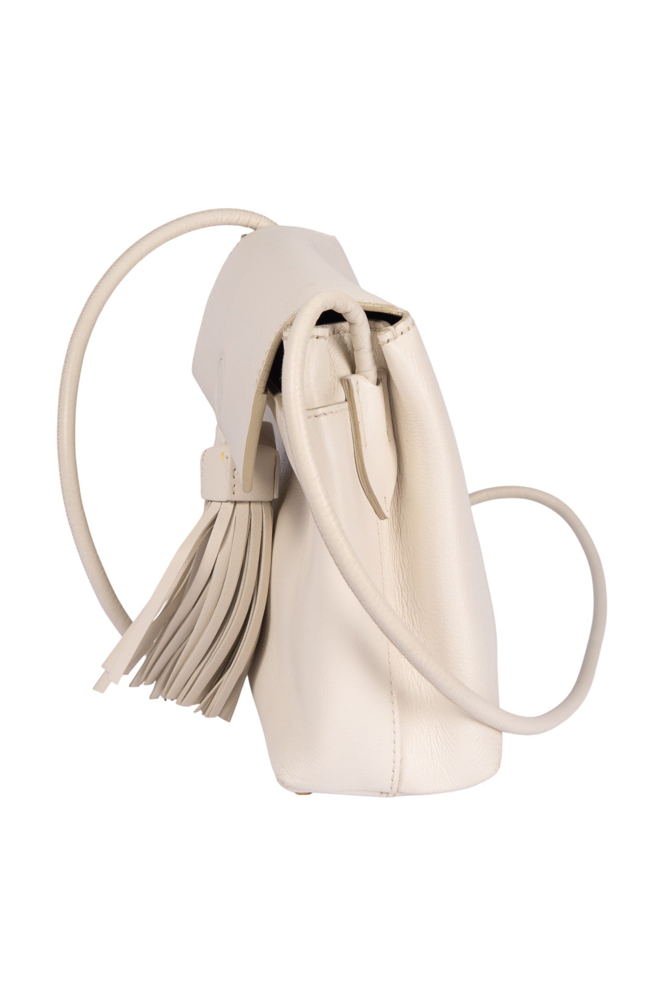 TOM FORD White Leather Small Crossbody Bag