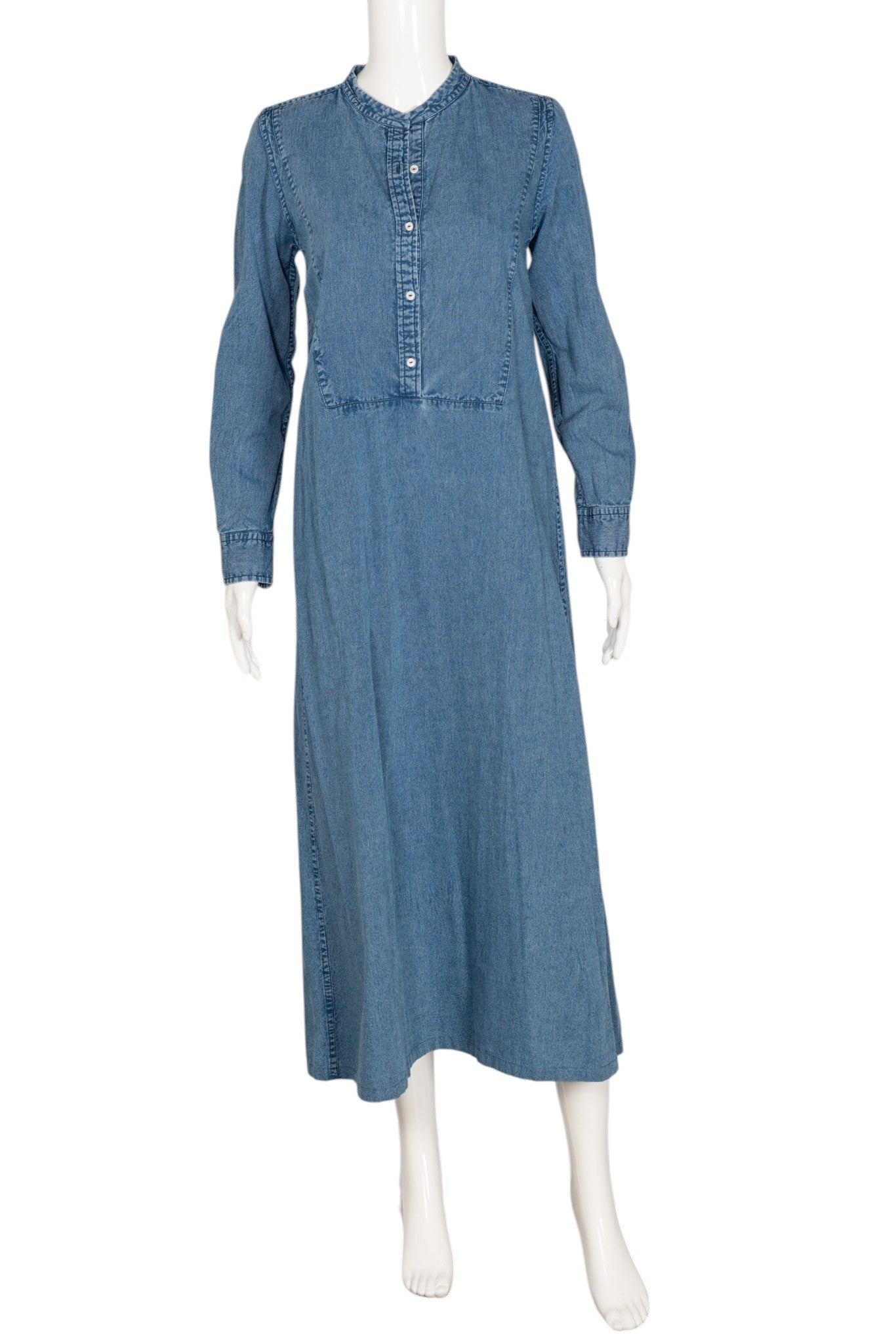 NILI LOTAN Deep Indigo Blue Denim Jasper Dress Size XS