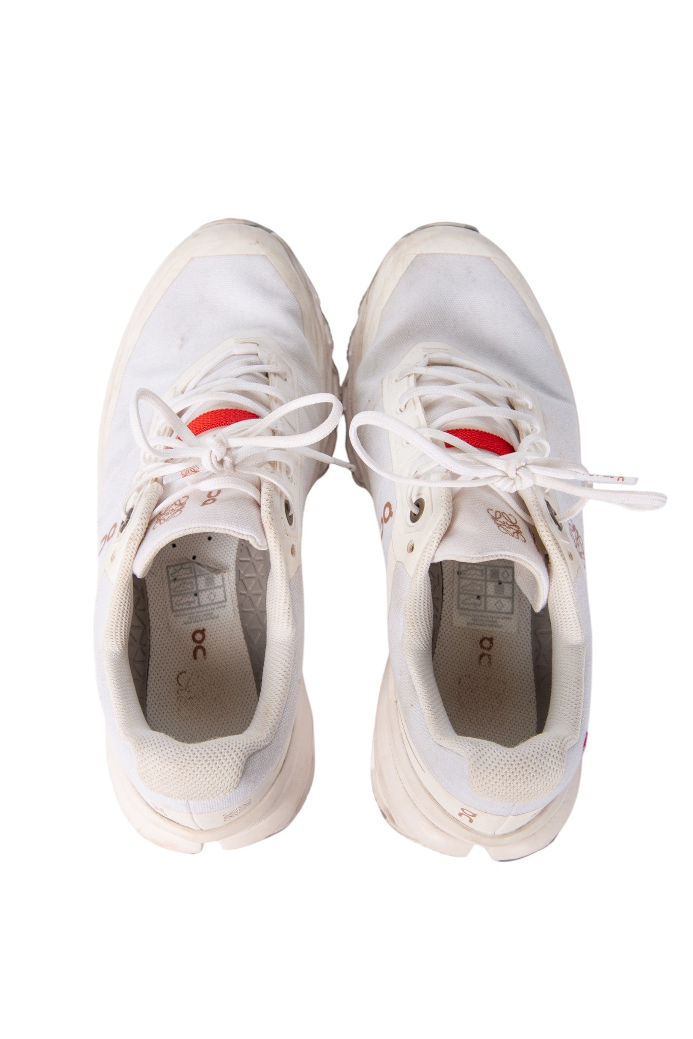 LOEWE x ON Cloud White Running Sneakers Size 6.5