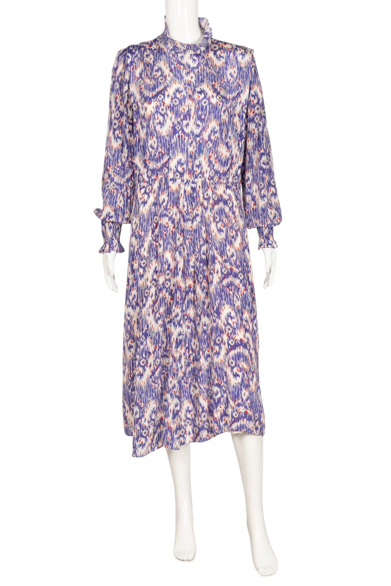 ISABEL MARANT ÉTOILE Multicolor Printed Midi Dress Size M