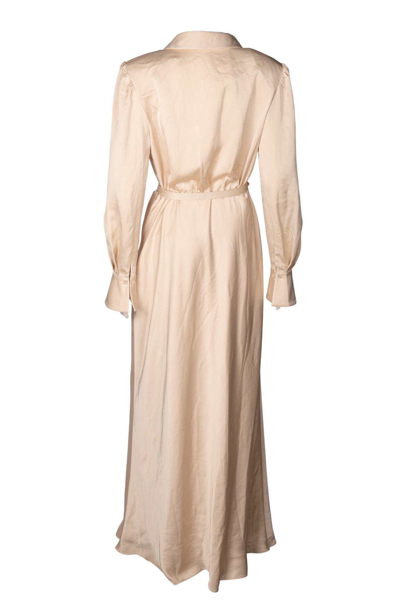 SELF-PORTRAIT Beige Maxi Dress Size L