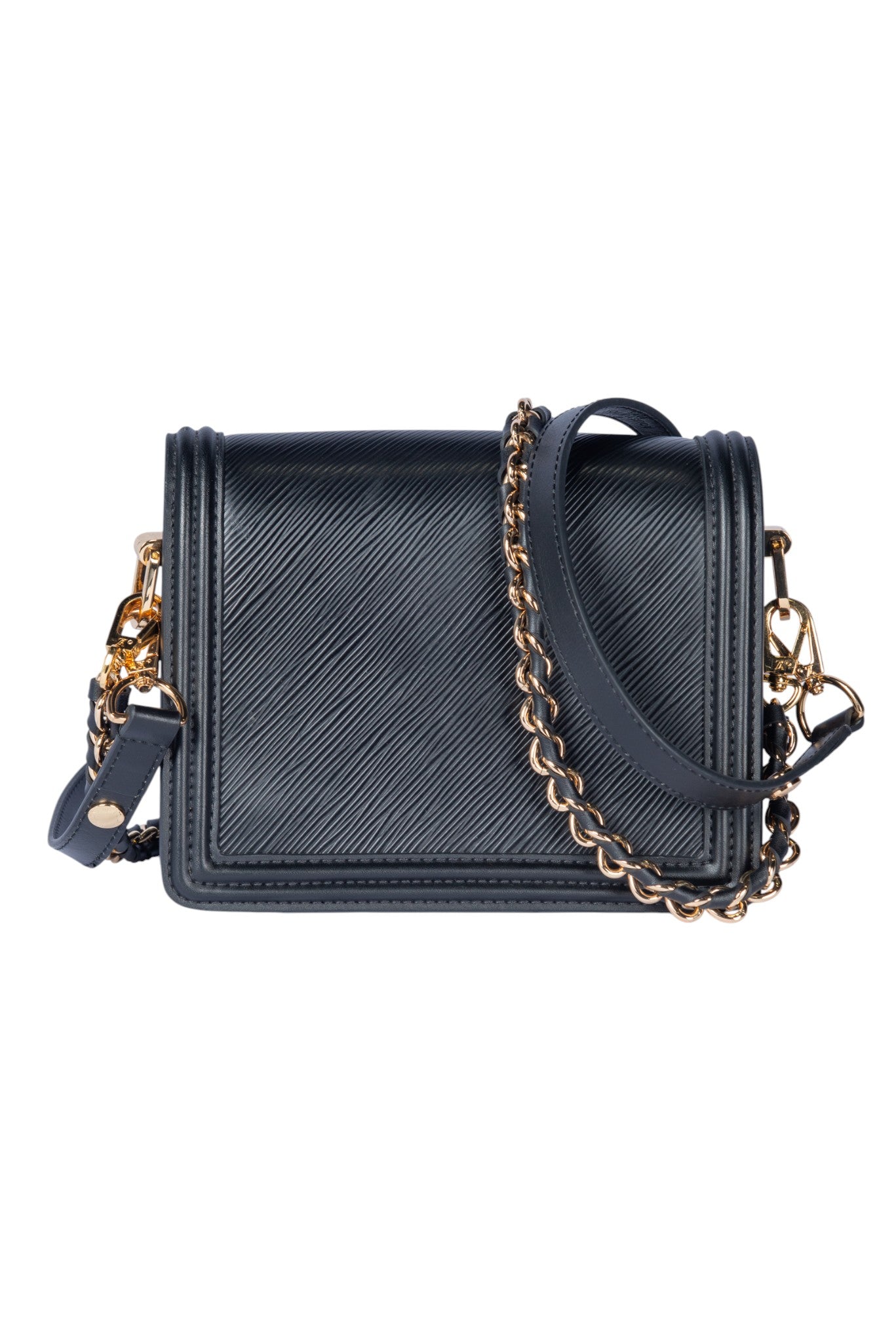 LOUIS VUITTON Black Epi Leather Dauphine Crossbody Bag