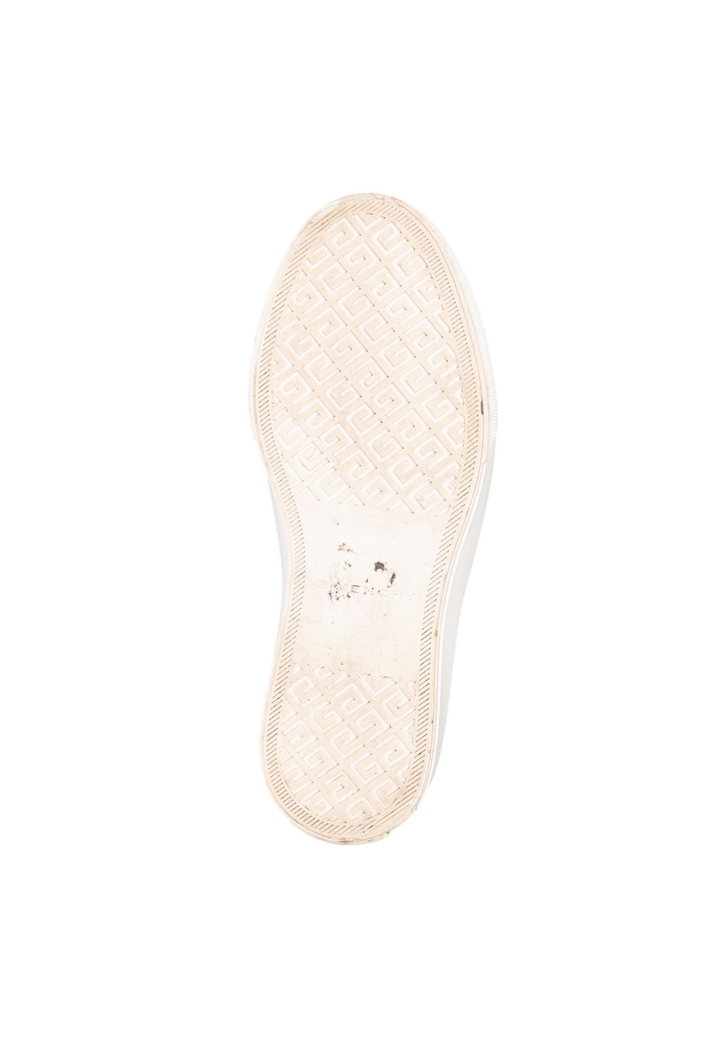 GIVENCHY White & Black Slip-On Sneakers Size 37