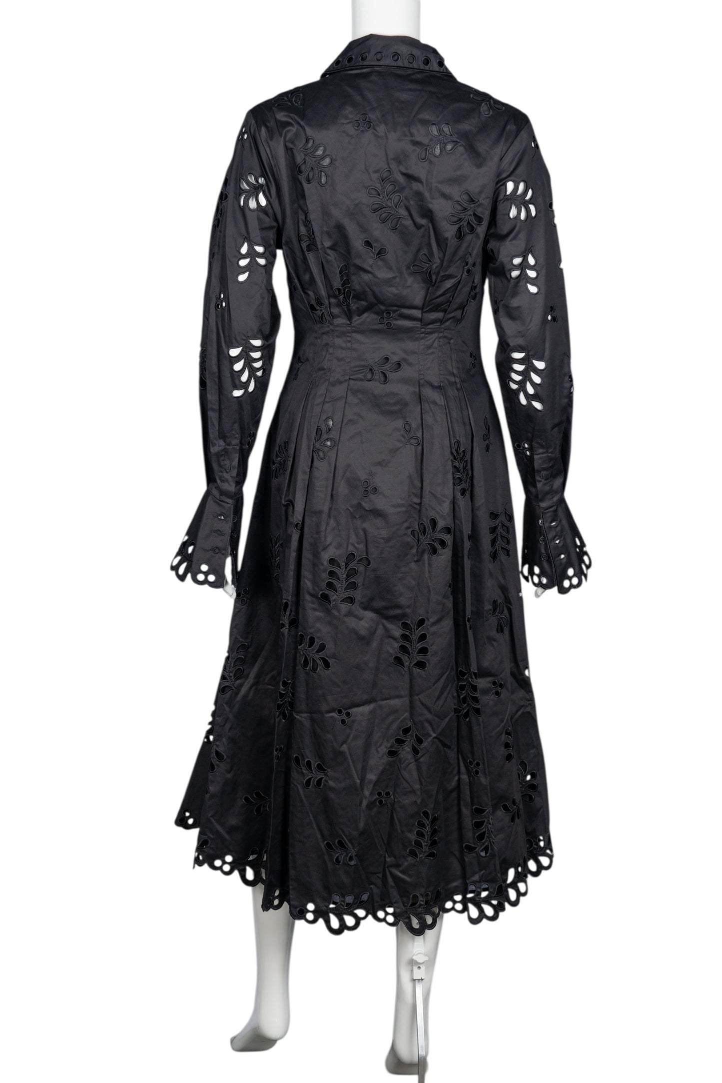 SIMKHAI Cotton Broderie Midi Dress Size S