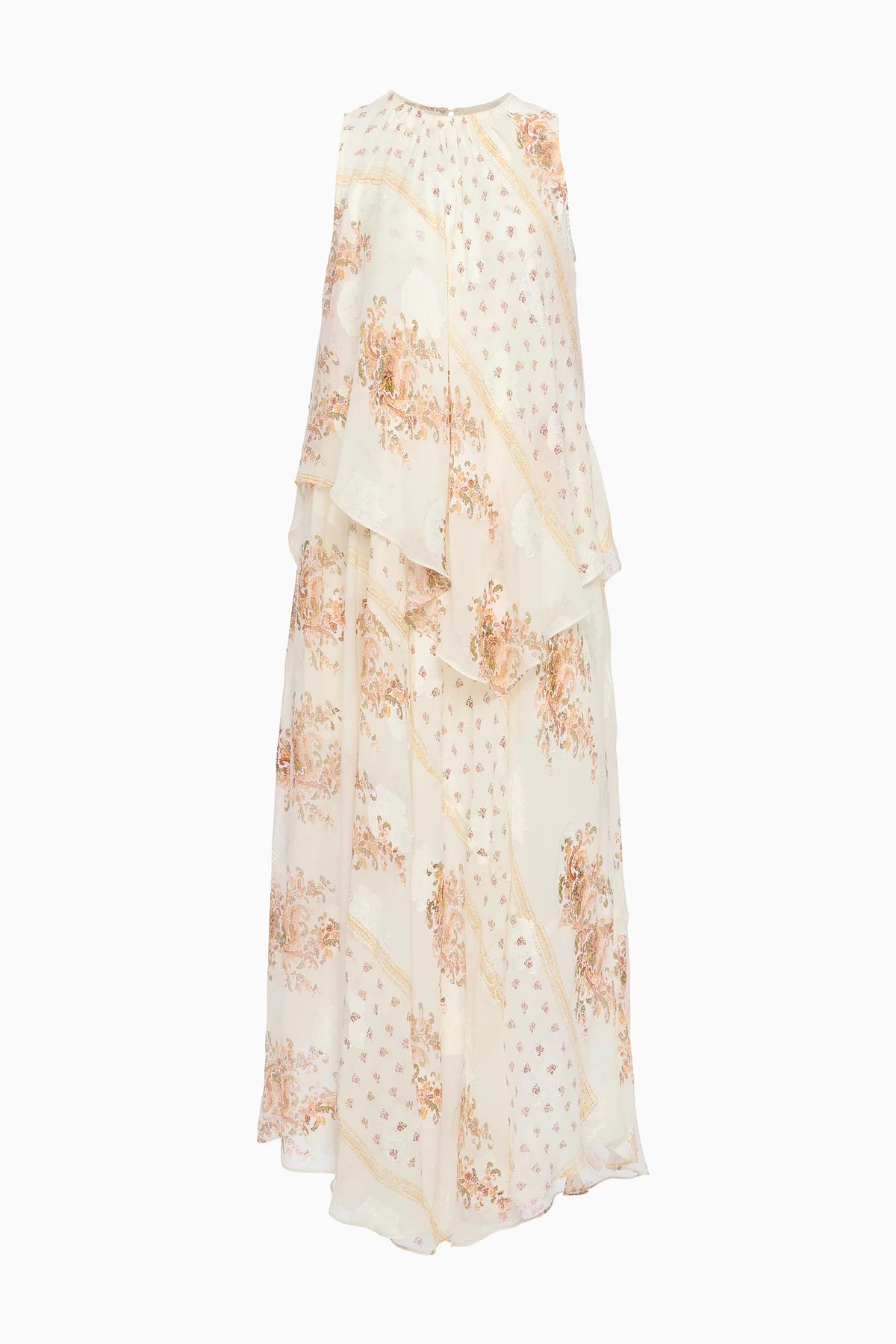 ULLA JOHNSON Silk Chiffon Floral Dress Size XS