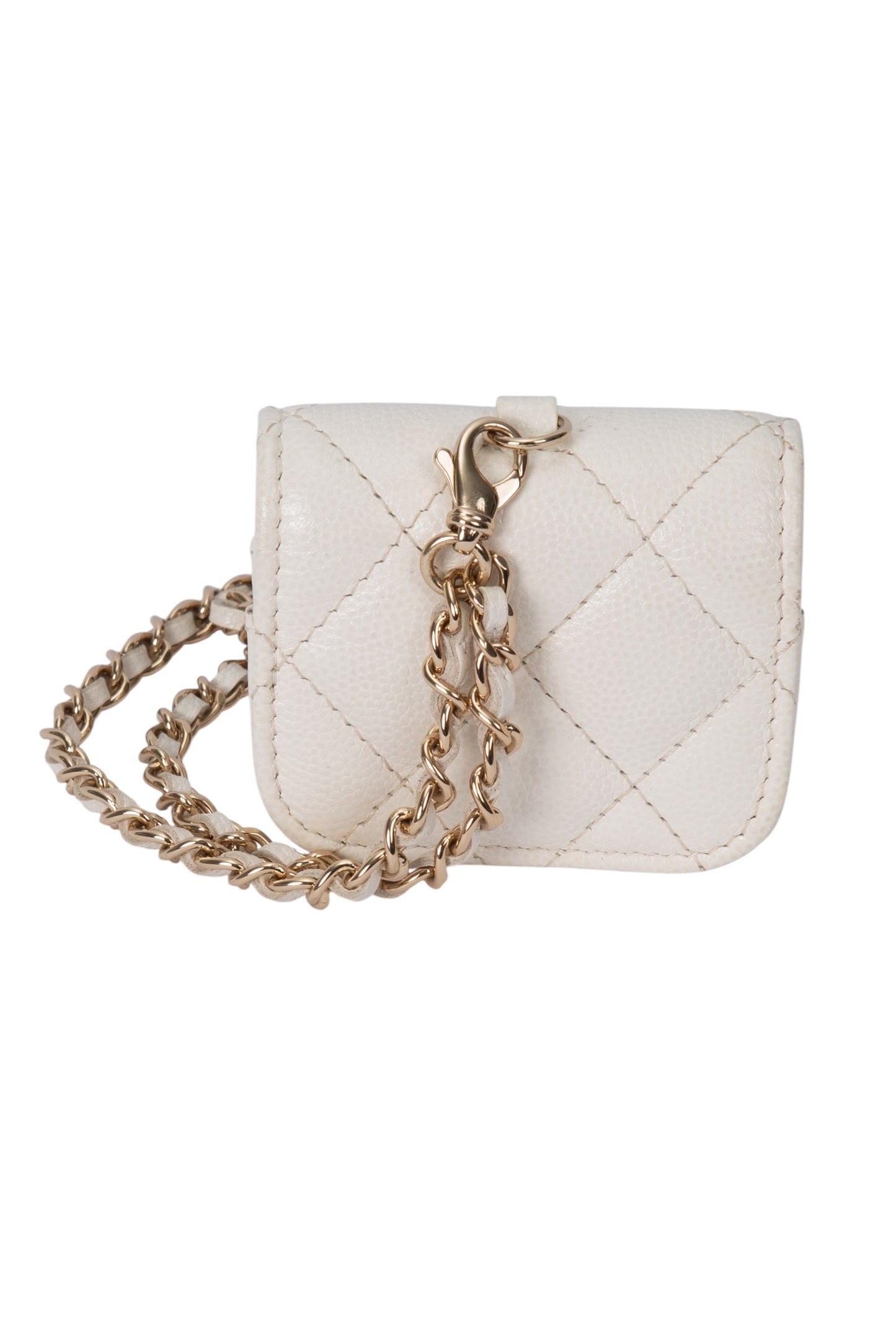 CHANEL CC AirPods Pro Case Necklace Holder