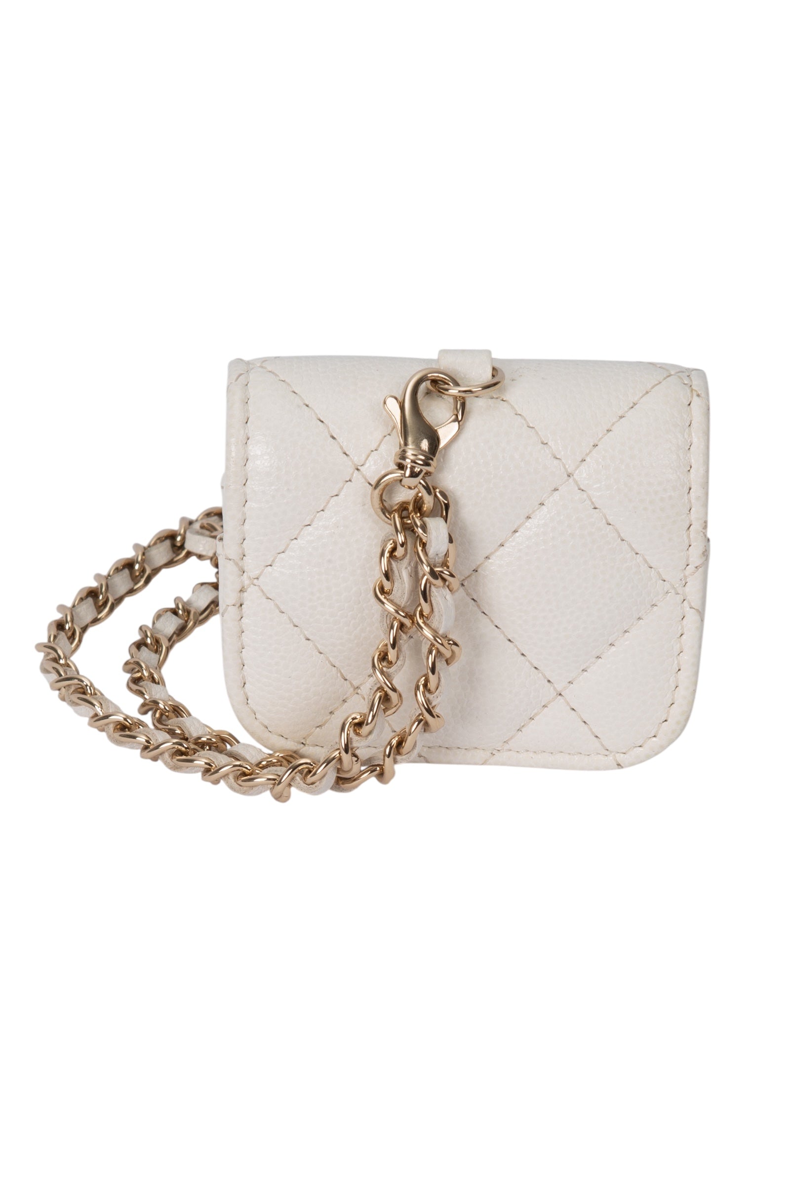 CHANEL CC AirPods Pro Case Necklace Holder