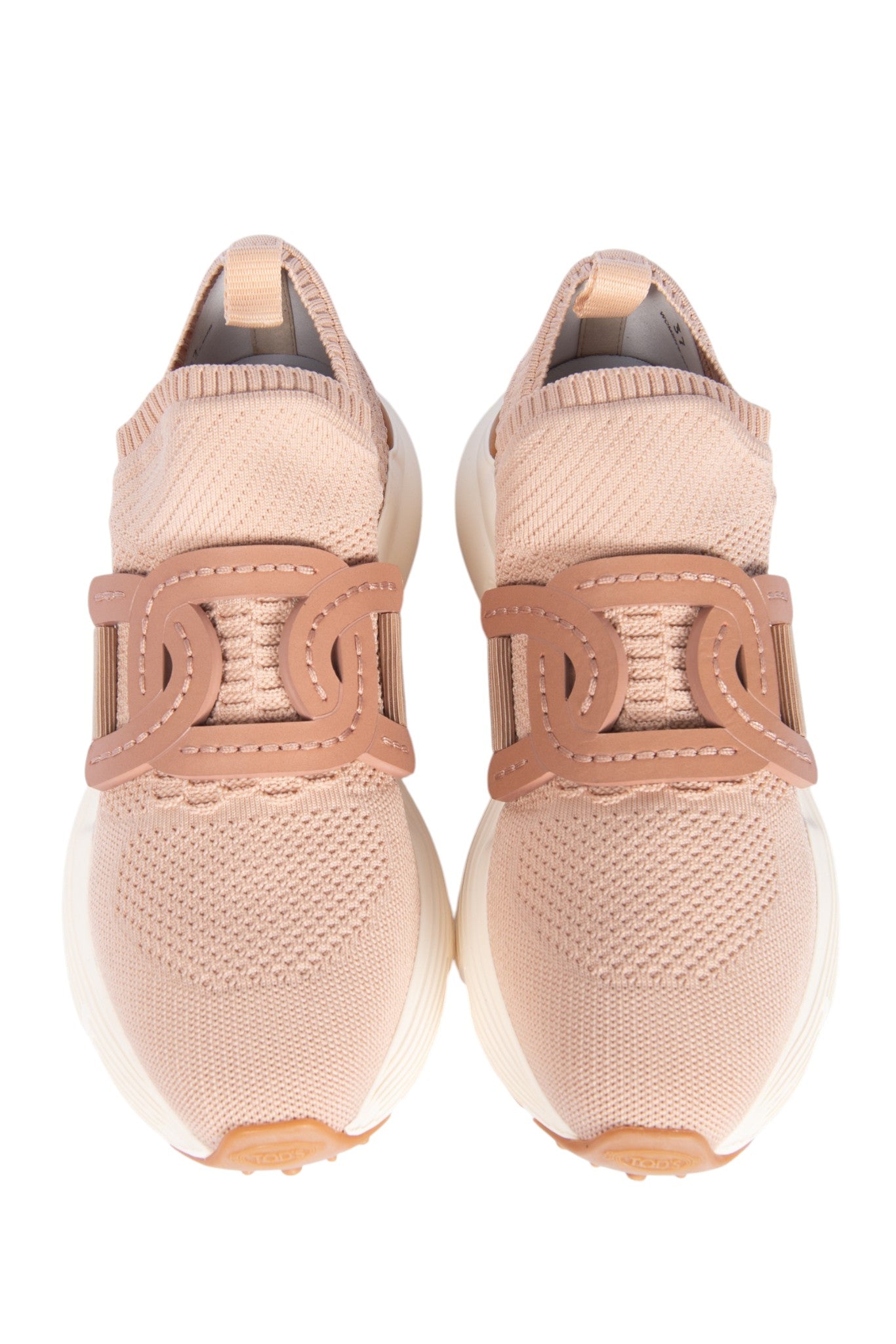 Tod’s Pink Kate Technical Knit Slip-On Sneakers Size 37