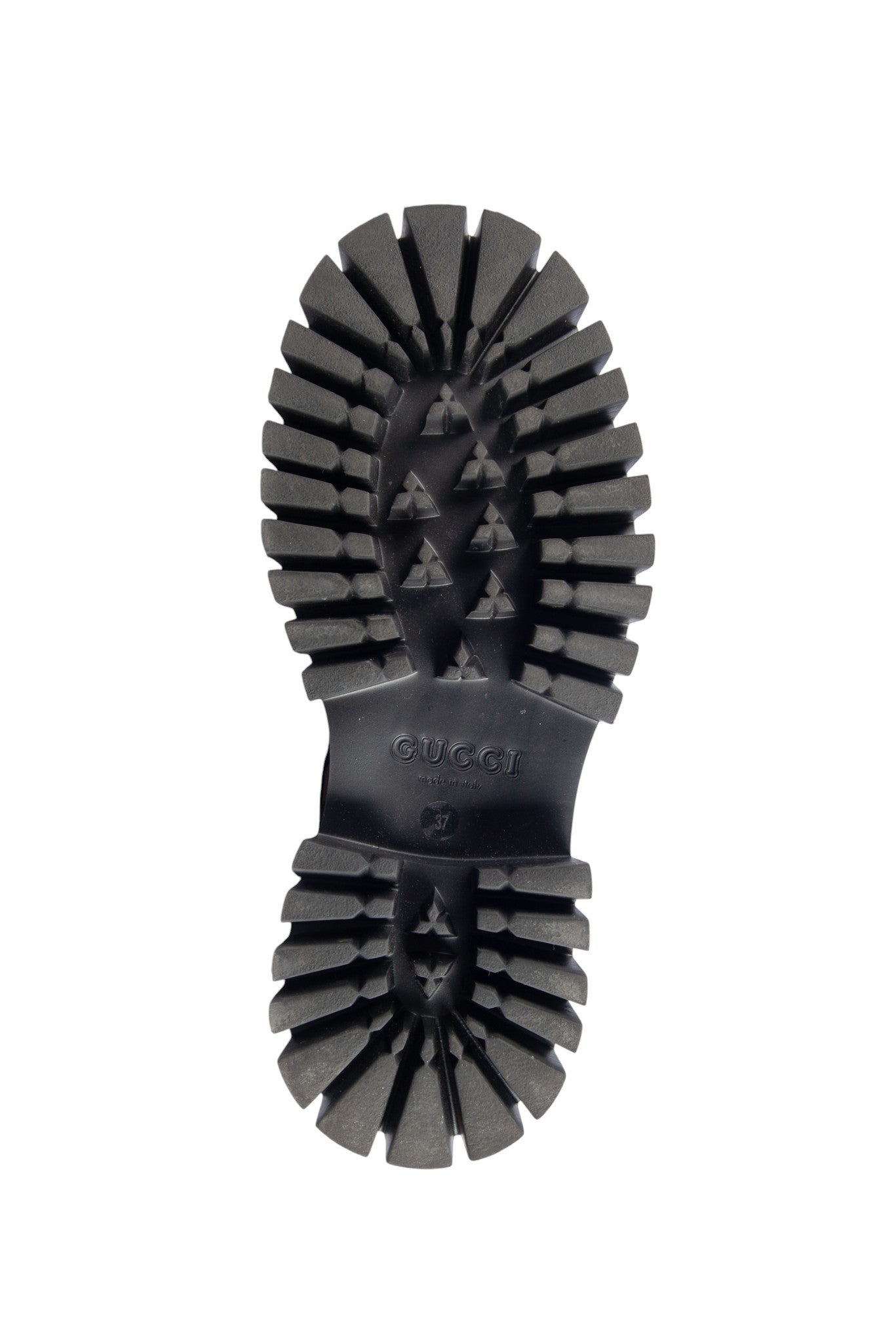 GUCCI Brown GG Canvas Booties Size 37