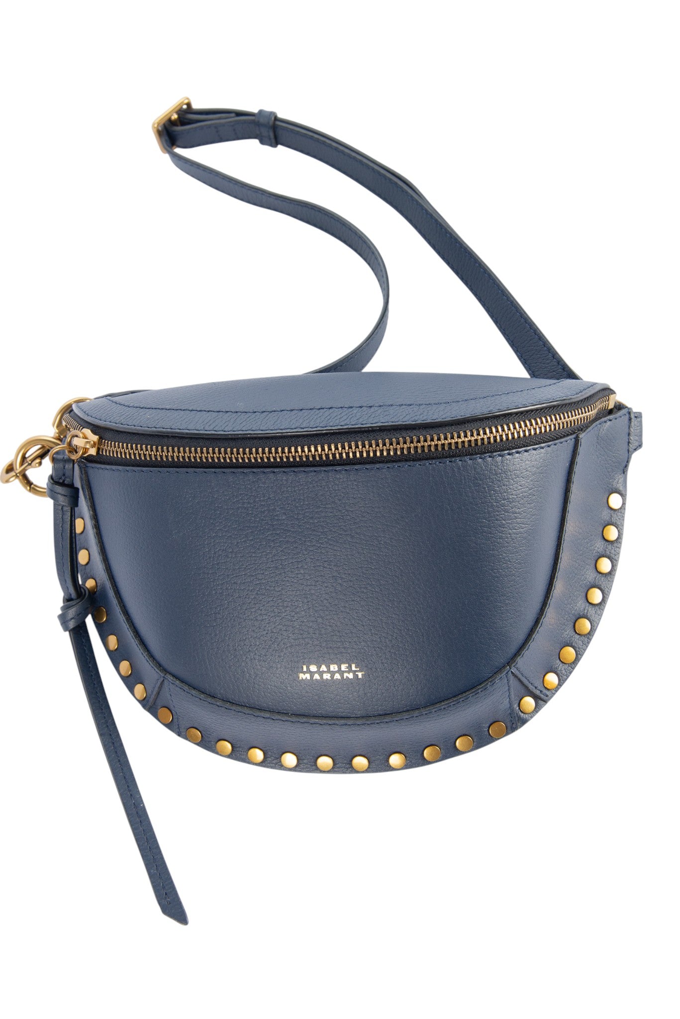 ISABEL MARANT Blue Leather Belt Bag