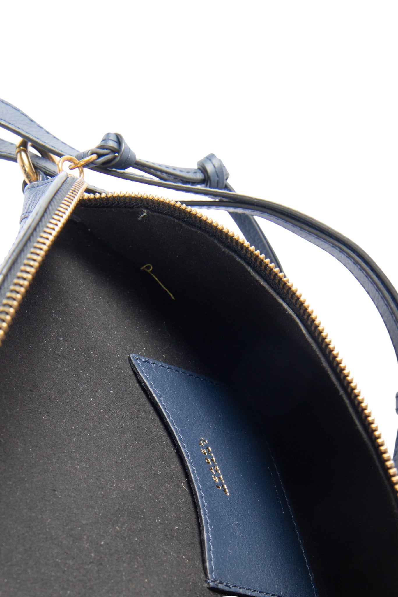 ISABEL MARANT Blue Leather Belt Bag