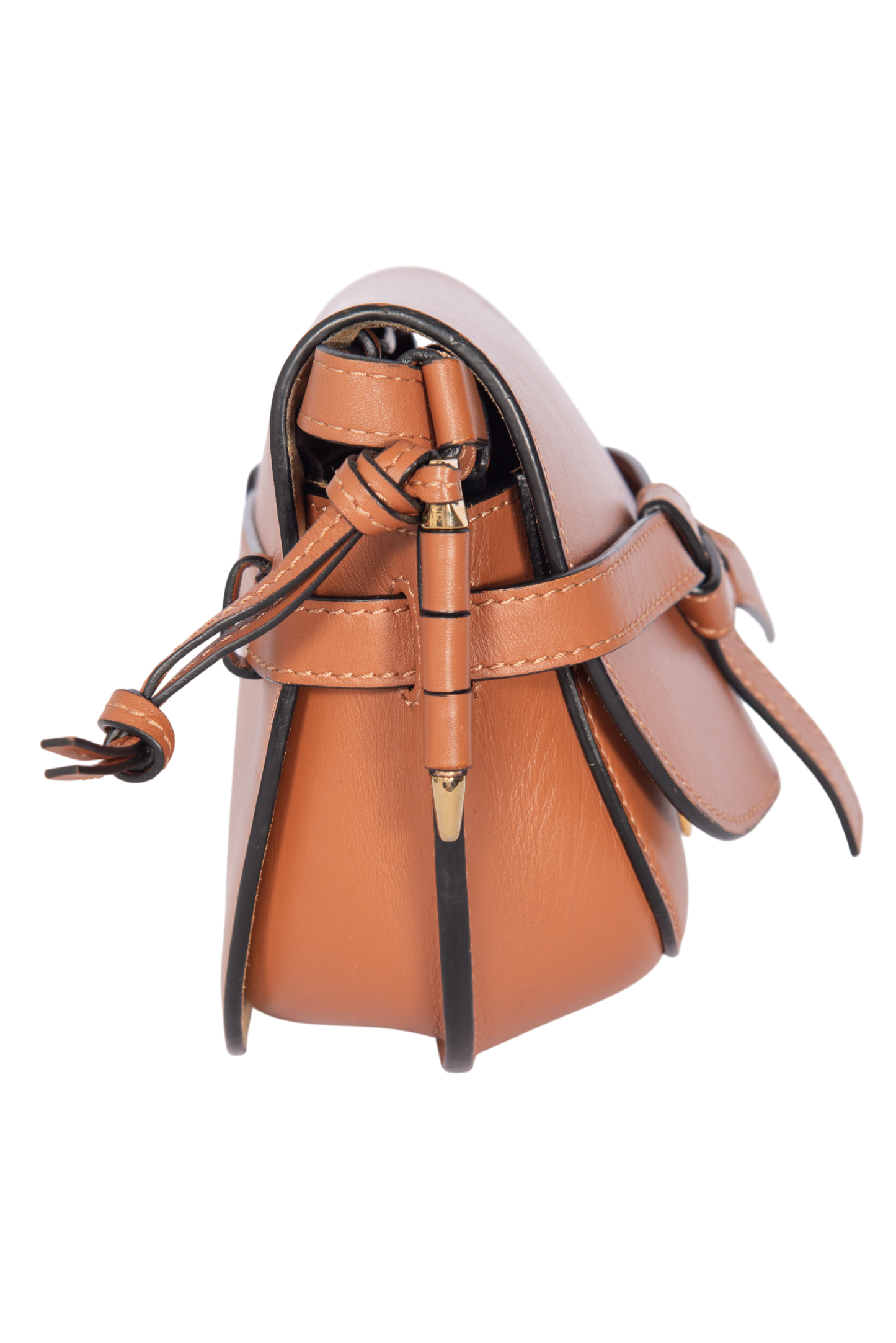 LOEWE Brown Mini Gate Dual Leather Bag