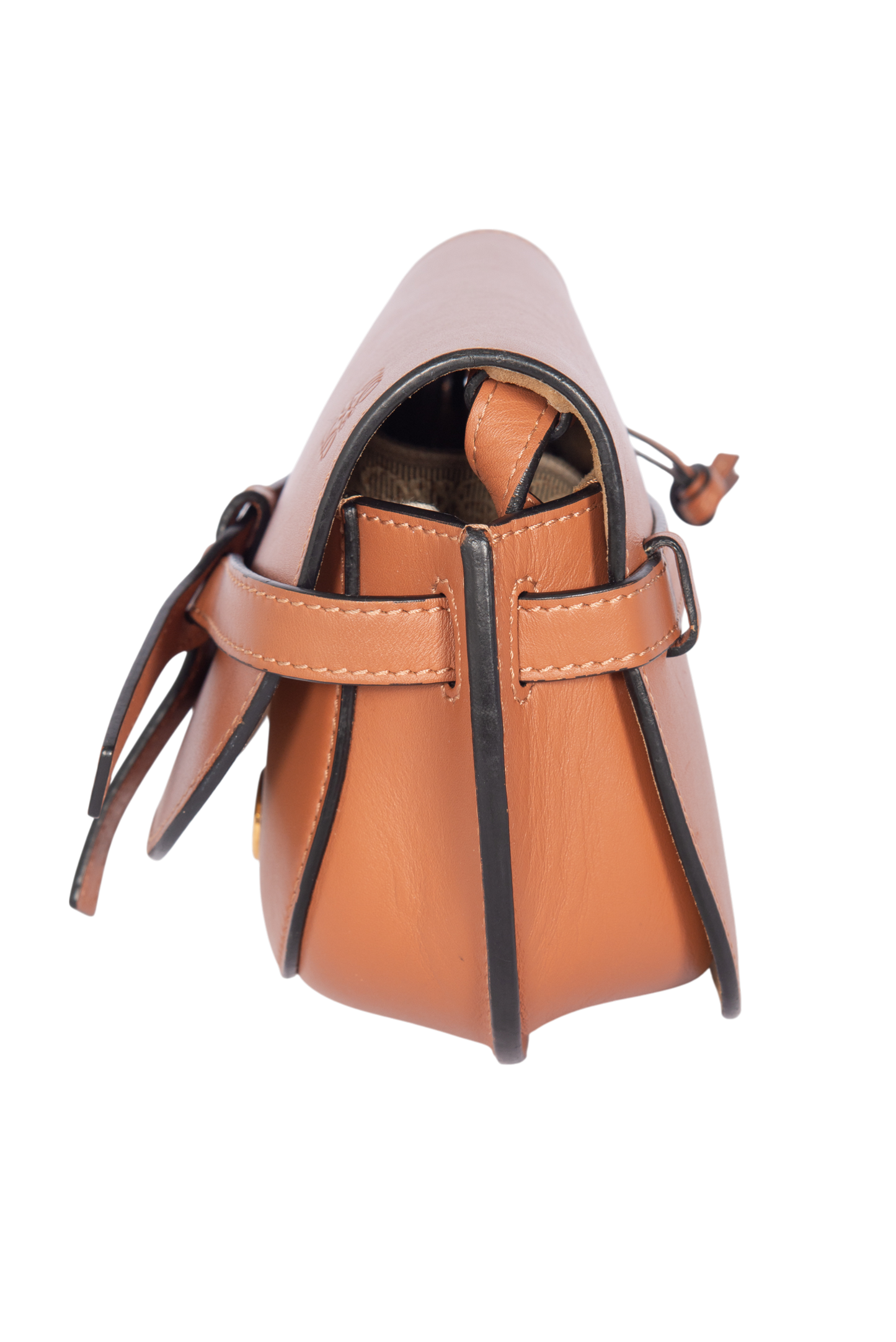 LOEWE Brown Mini Gate Dual Leather Bag